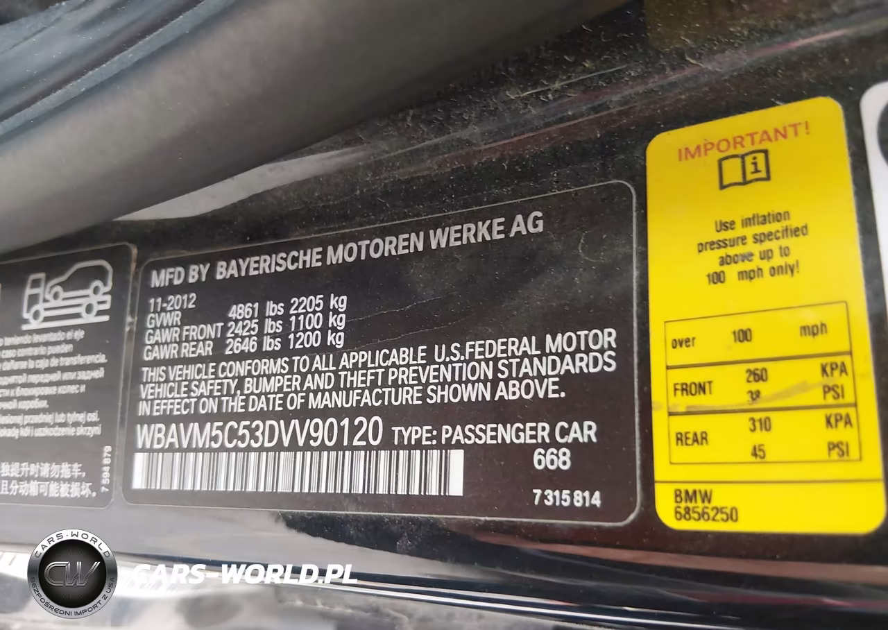 2013 BMW X1 xDrive35I VIN:WBAVM5C53DVV90120 - 9