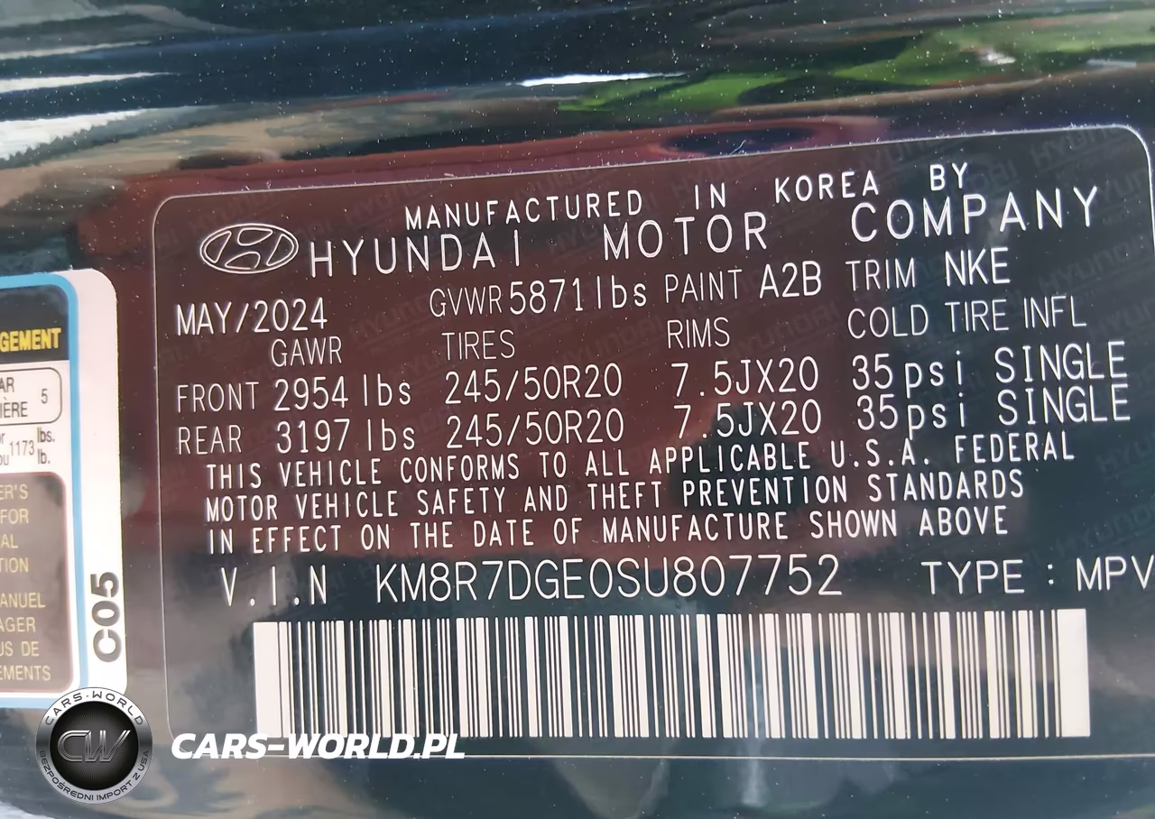 2025 Hyundai Palisade Calligraphy Night Edition VIN:KM8R7DGE0SU807752 - 9