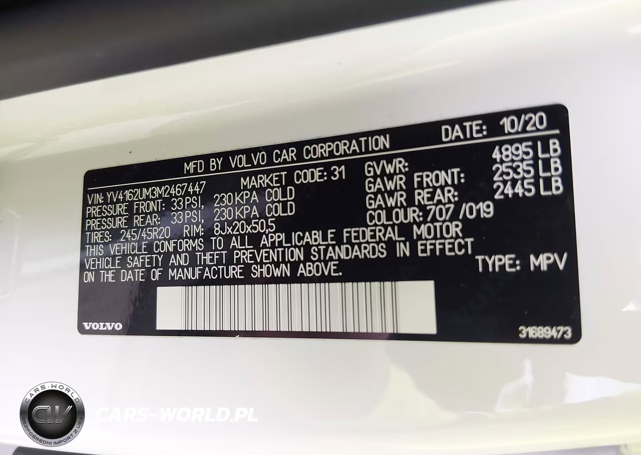 2021 Volvo Xc40 T5 R-Design VIN:YV4162UM3M2467447 - 9
