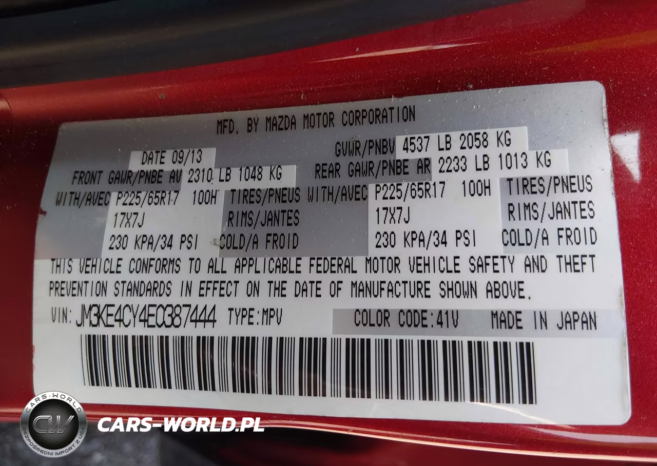 2014 Mazda Cx-5 Touring VIN:JM3KE4CY4E0387444 - 9