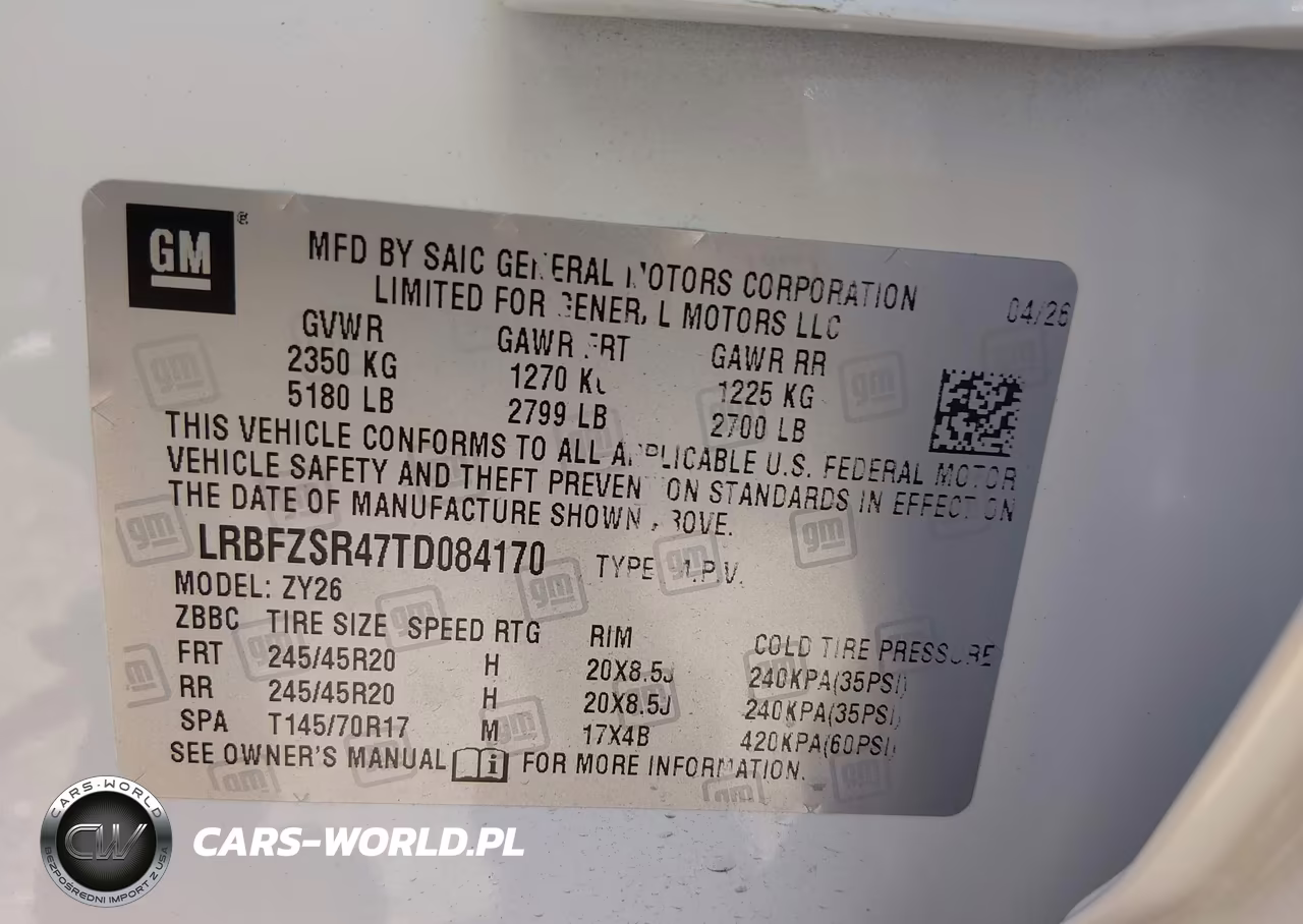 2026 Buick Envision Avenir Awd VIN:LRBFZSR47TD084170 - 9
