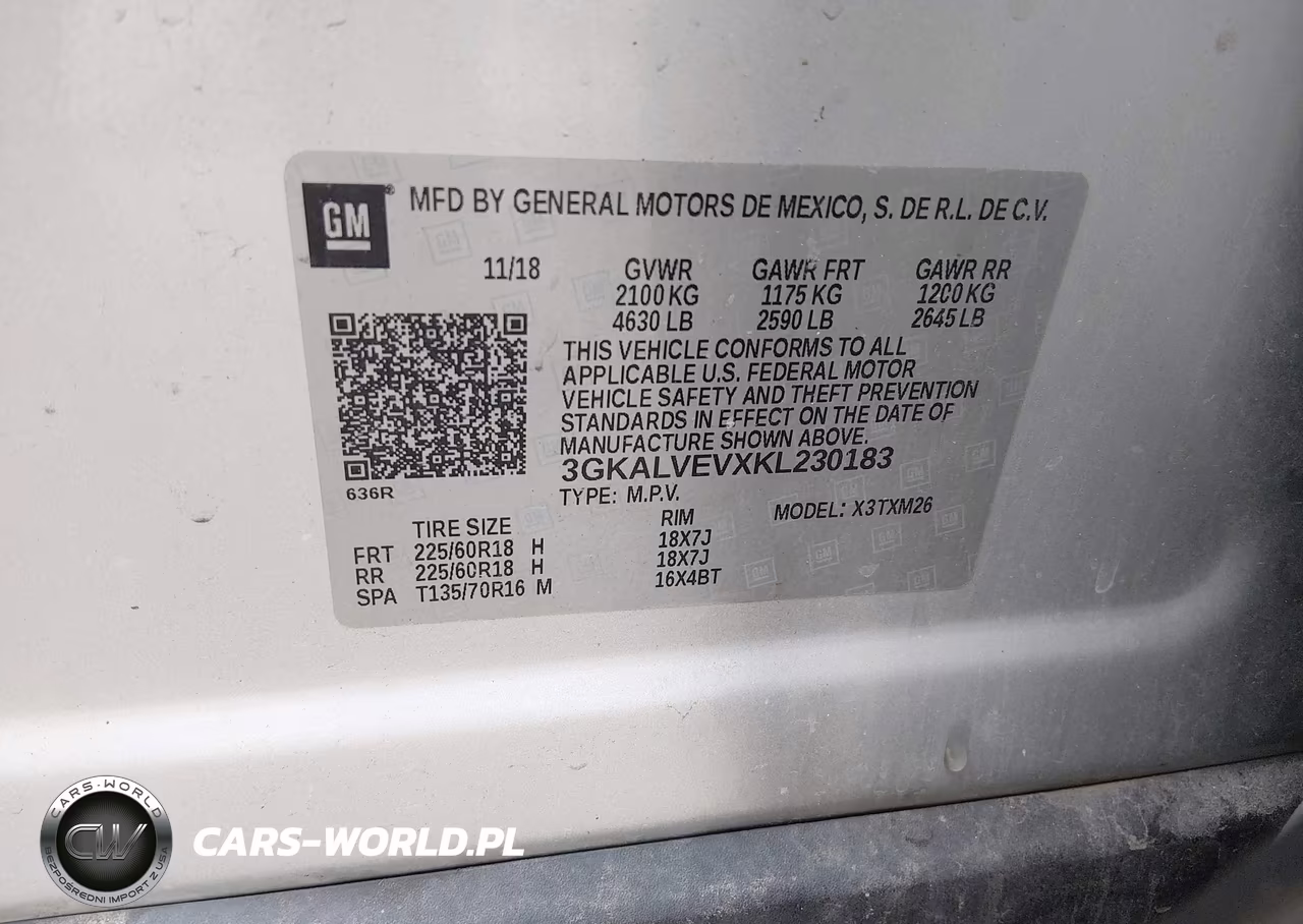 2019 GMC Terrain Slt VIN:3GKALVEVXKL230183 - 9