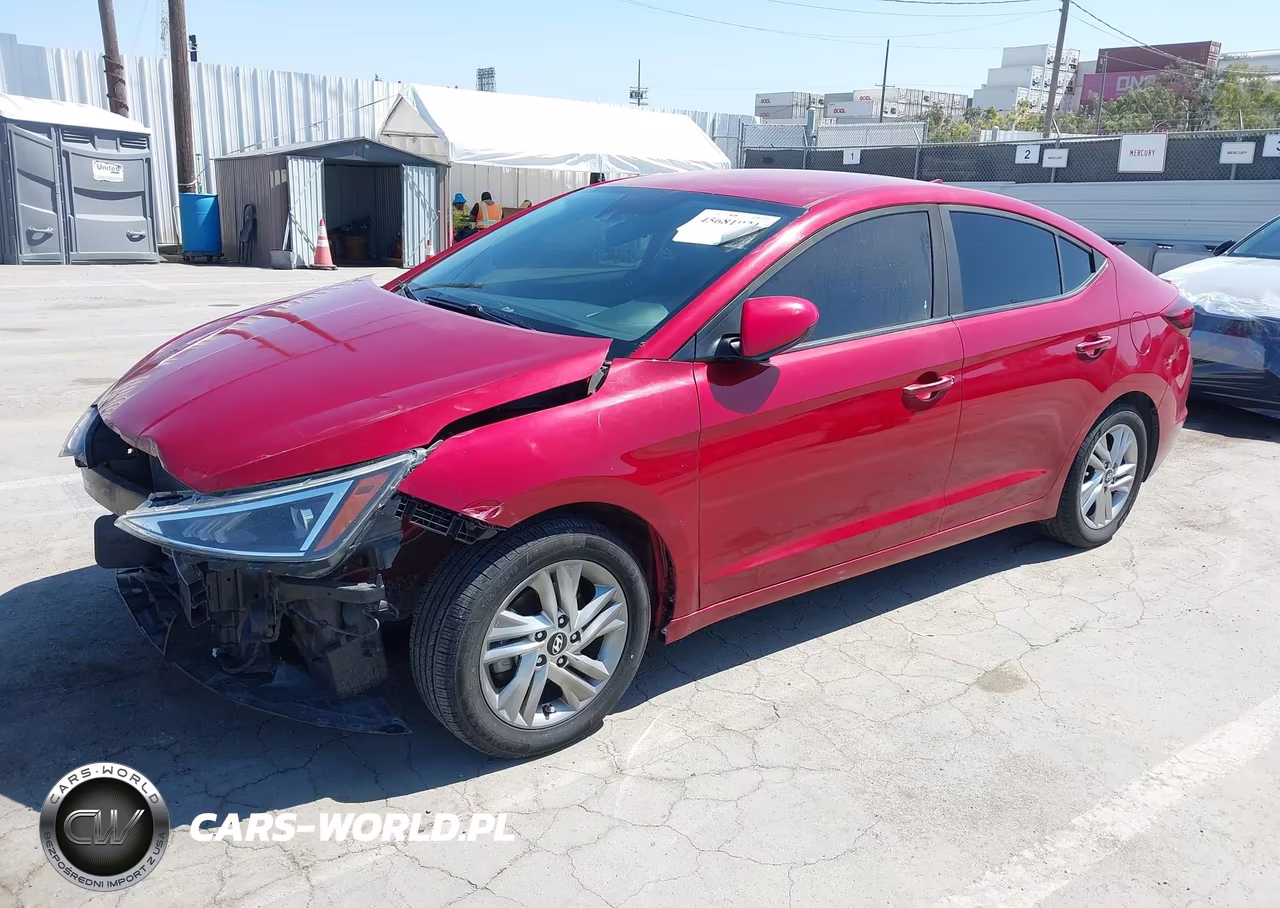 2019 Hyundai Elantra Sel VIN:KMHD84LFXKU736999 - 2