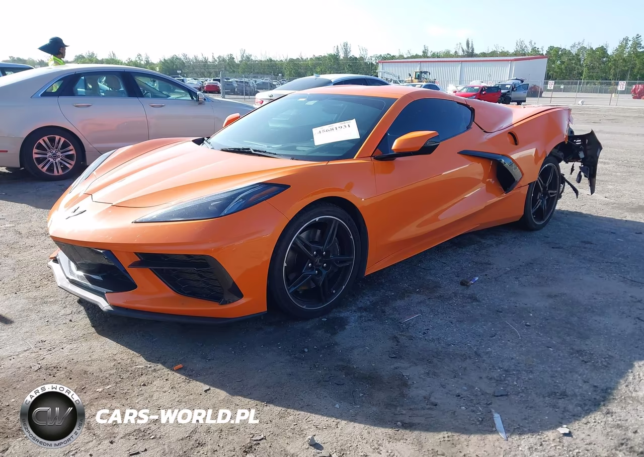 2022 Chevrolet Corvette Stingray Rwd 3Lt VIN:1G1YC2D42N5103247 - 2