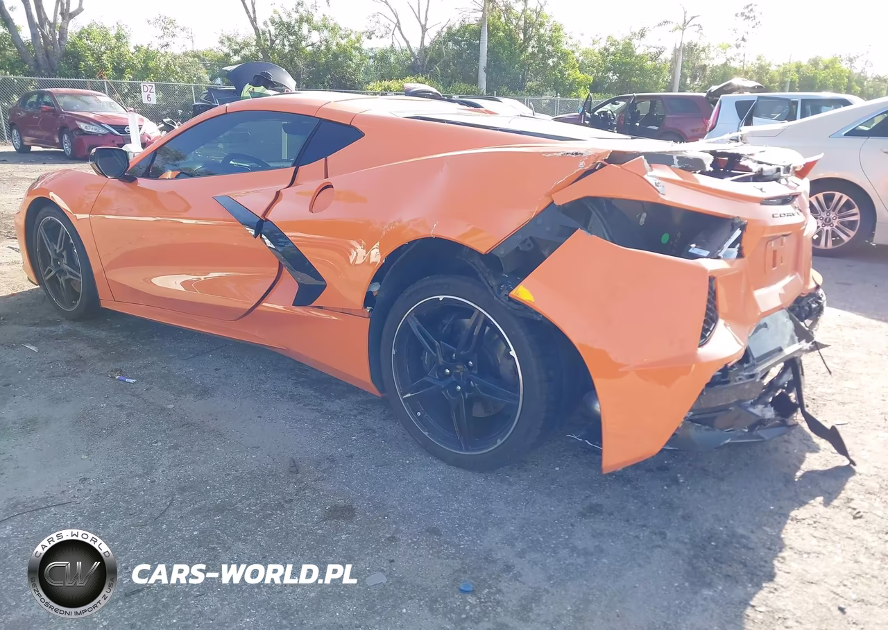 2022 Chevrolet Corvette Stingray Rwd 3Lt VIN:1G1YC2D42N5103247 - 3
