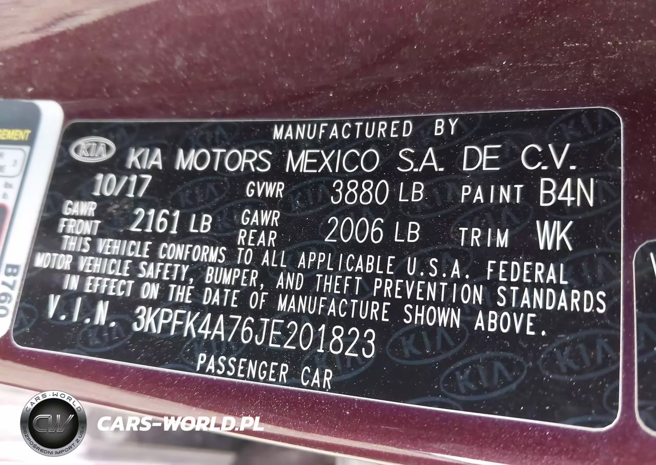 2018 Kia Forte Lx VIN:3KPFK4A76JE201823 - 9