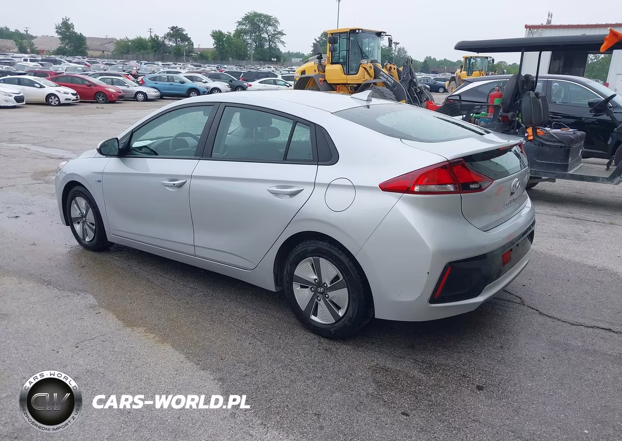 2019 Hyundai Ioniq Hybrid Blue VIN:KMHC65LC7KU107746 - 3
