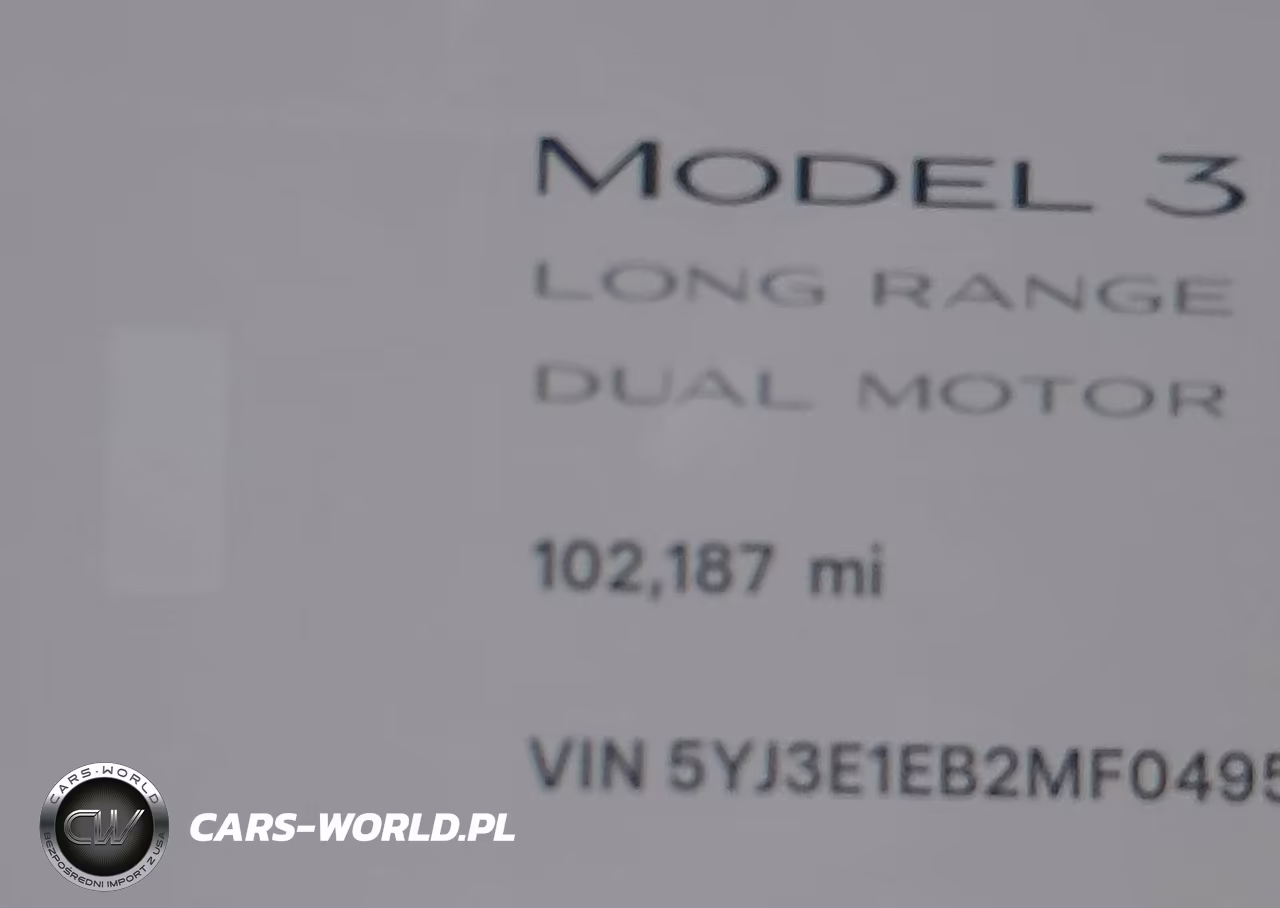 2021 Tesla Model 3 Long Range Dual Motor All-Wheel Drive VIN:5YJ3E1EB2MF049562 - 14