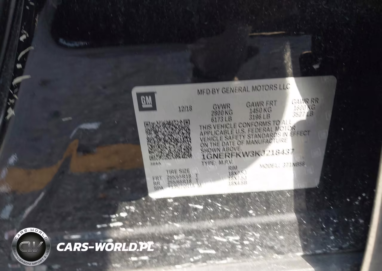 2019 Chevrolet Traverse Ls VIN:1GNERFKW3KJ218437 - 9