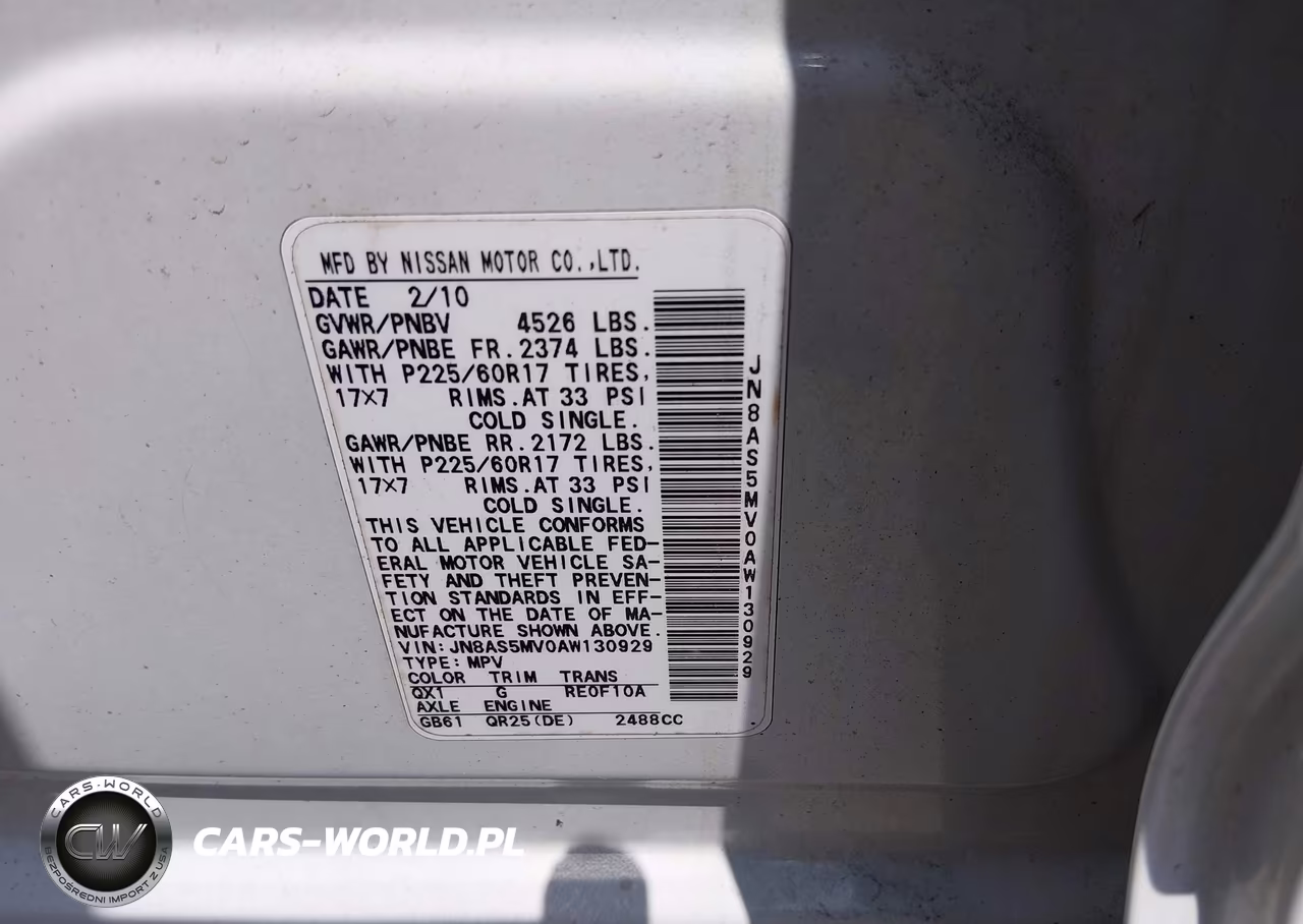 2010 Nissan Rogue Sl VIN:JN8AS5MV0AW130929 - 9