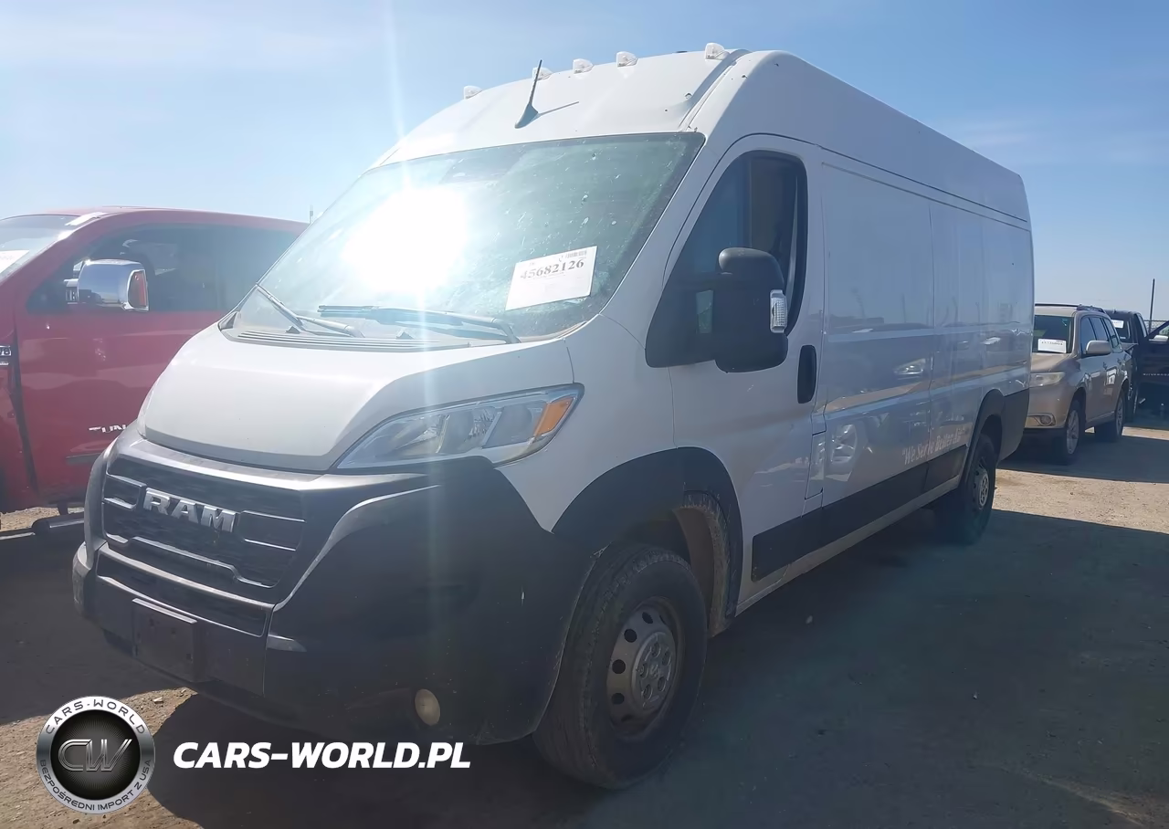 2023 Ram Promaster 3500 Cargo Van High Roof 159 Wb Ext VIN:3C6MRVJG4PE562492 - 2