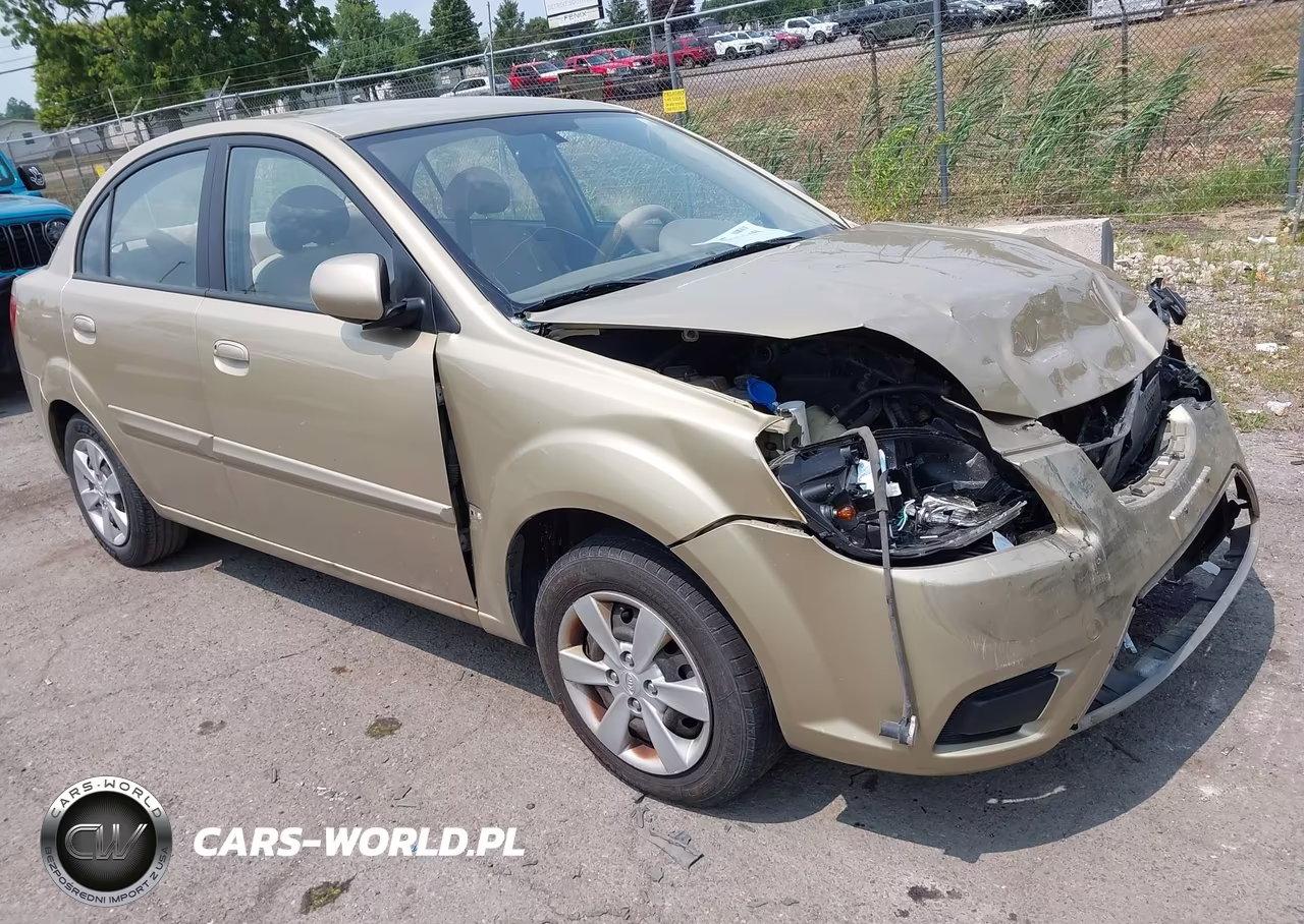 2010 Kia Rio Lx VIN:KNADH4A39A6687971 - 1