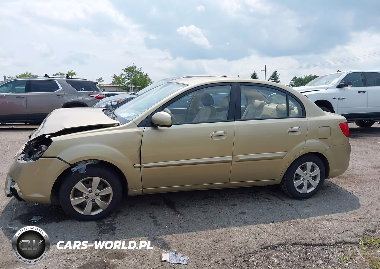 2010 Kia Rio Lx VIN:KNADH4A39A6687971 - 14