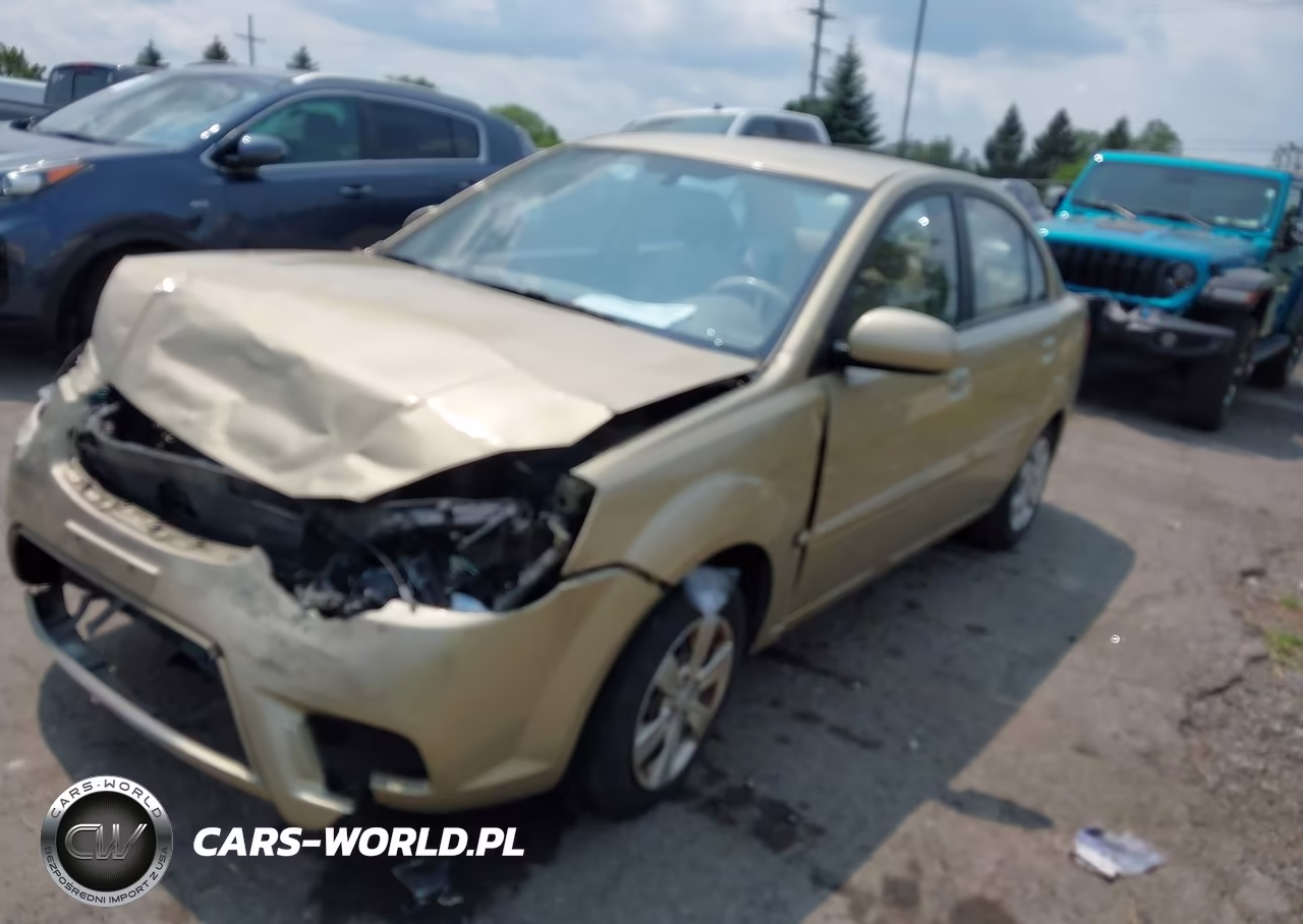 2010 Kia Rio Lx VIN:KNADH4A39A6687971 - 2