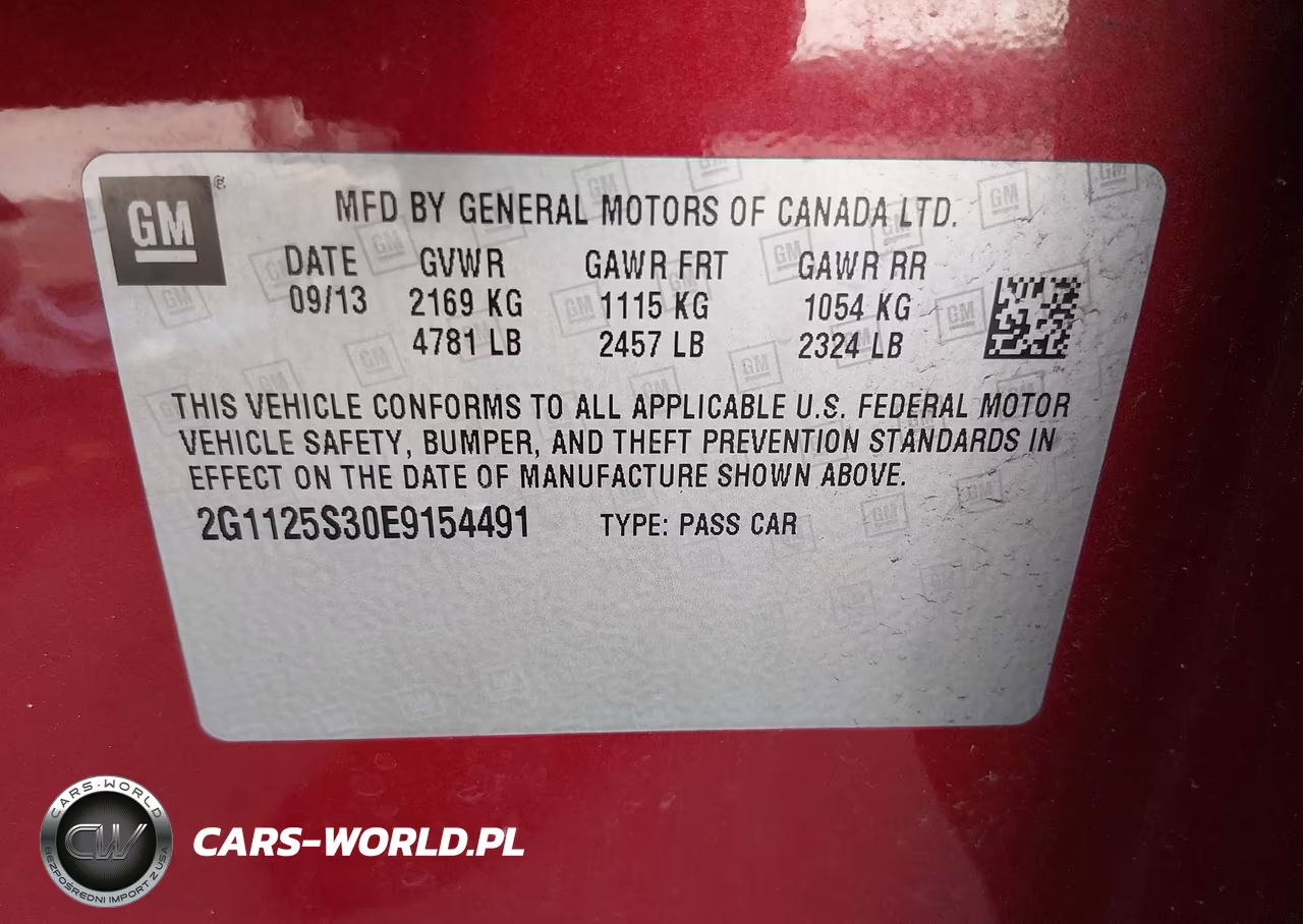 2014 Chevrolet Impala 2Lt VIN:2G1125S30E9154491 - 9