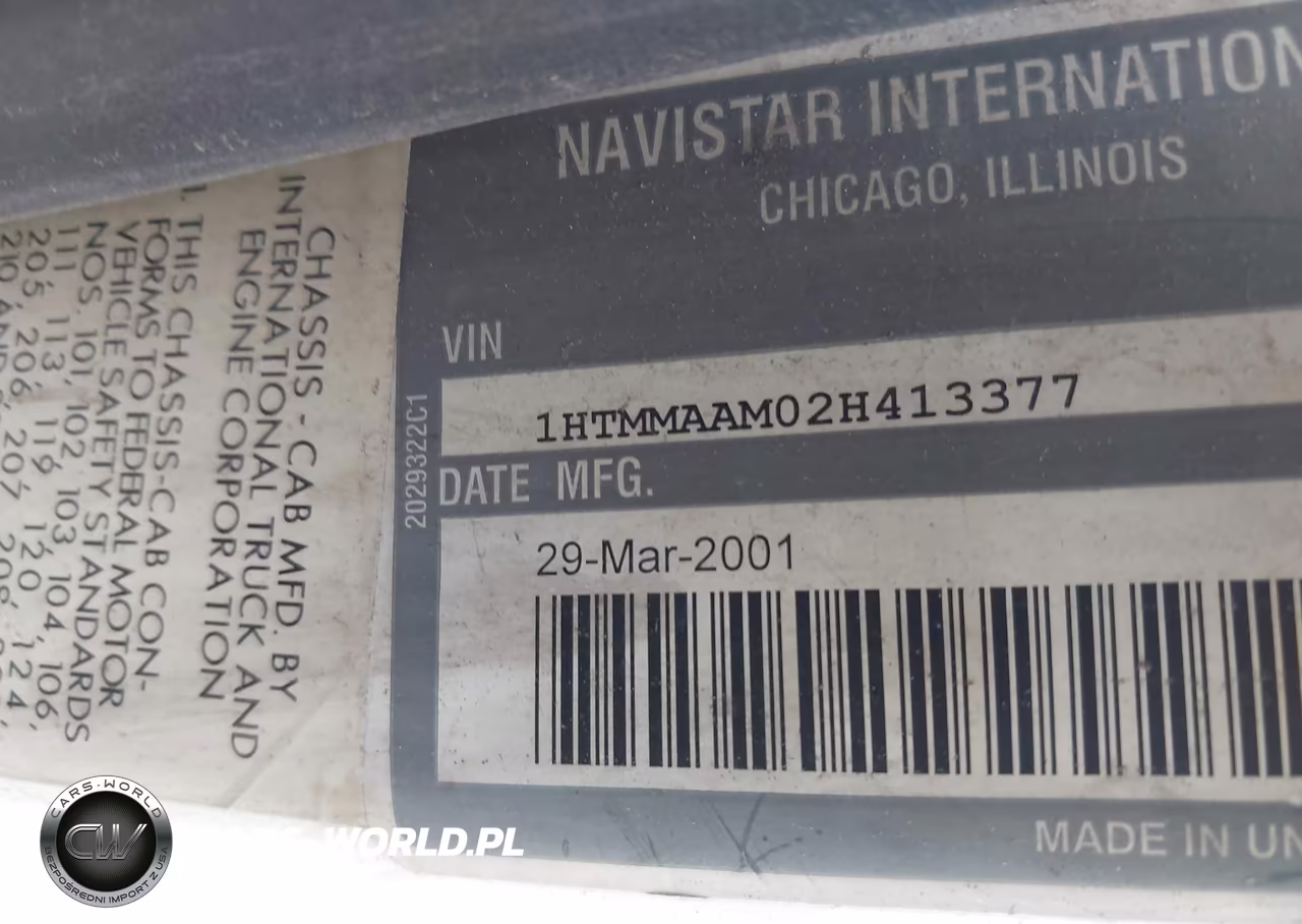 2002 International 4000 4300 VIN:1HTMMAAM02H413377 - 8