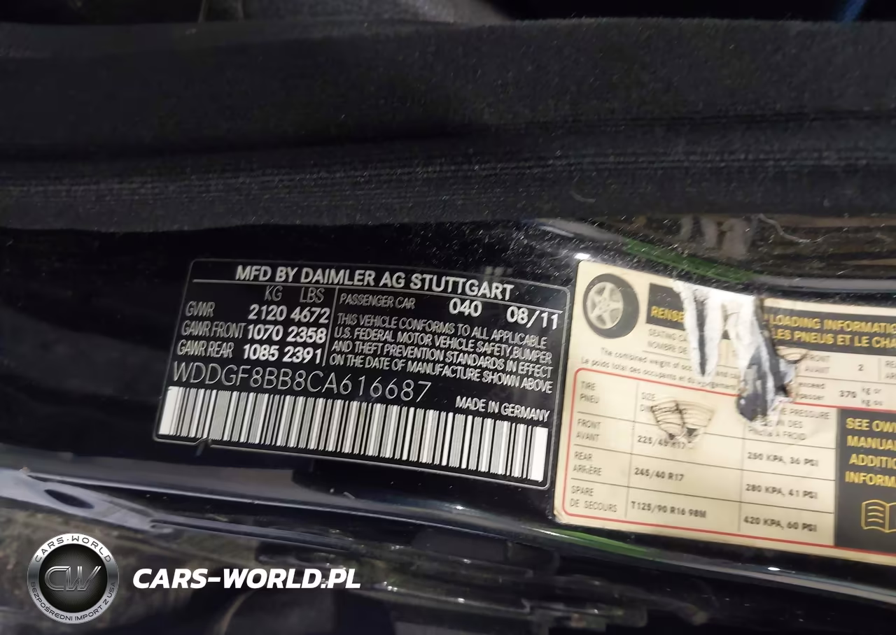 2012 Mercedes-Benz C 300 Sport 4Matic VIN:WDDGF8BB8CA616687 - 9