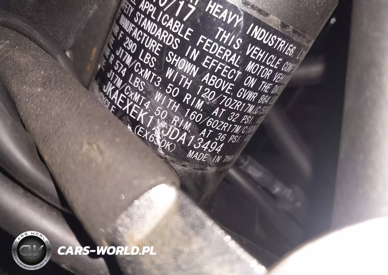 2018 Kawasaki Ex650 F VIN:JKAEXEK1XJDA13494 - 10