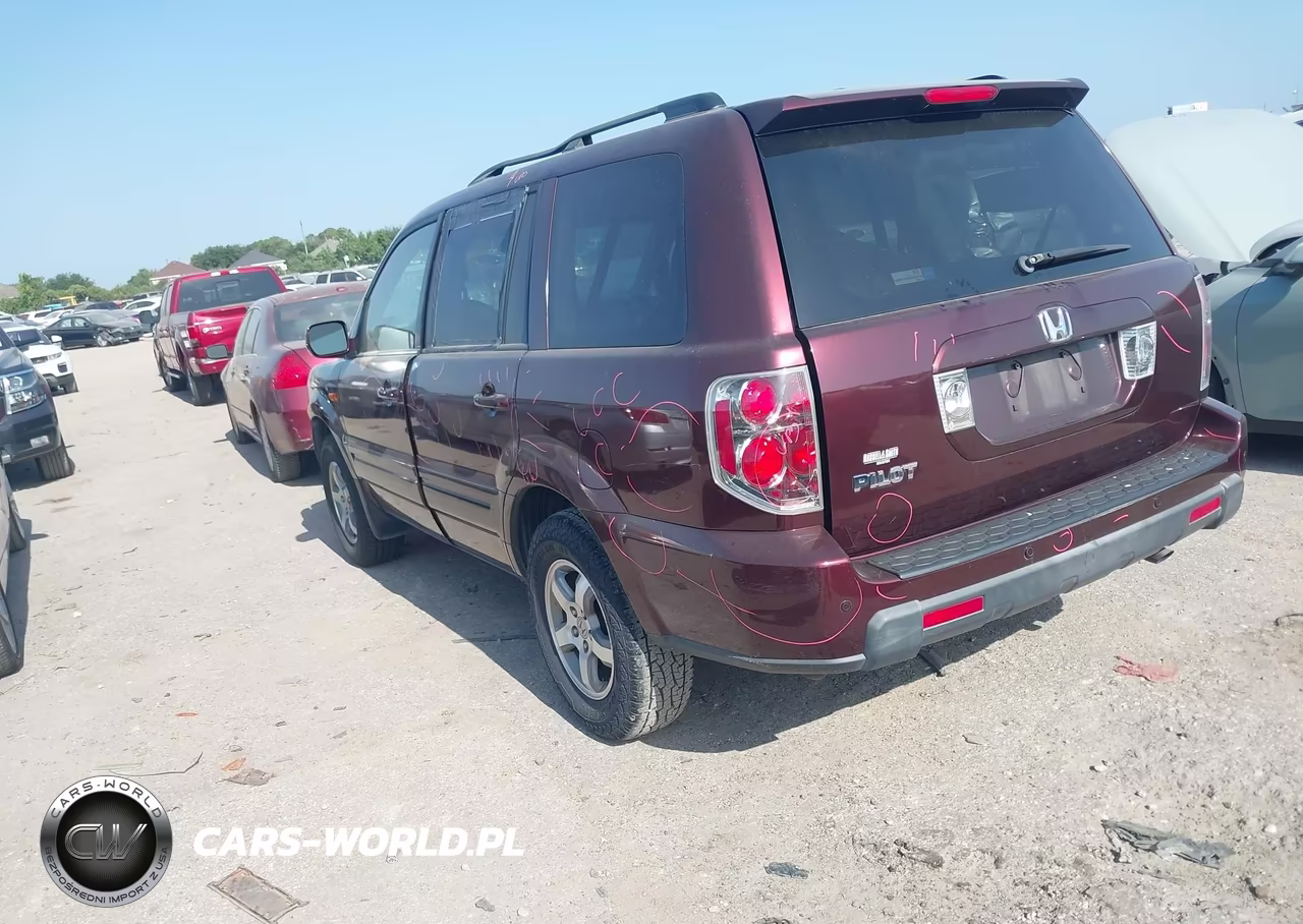 2008 Honda Pilot Ex-L VIN:5FNYF28598B014621 - 3