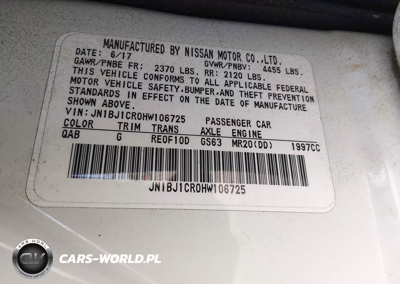 2017 Nissan Rogue Sport S VIN:JN1BJ1CR0HW106725 - 9