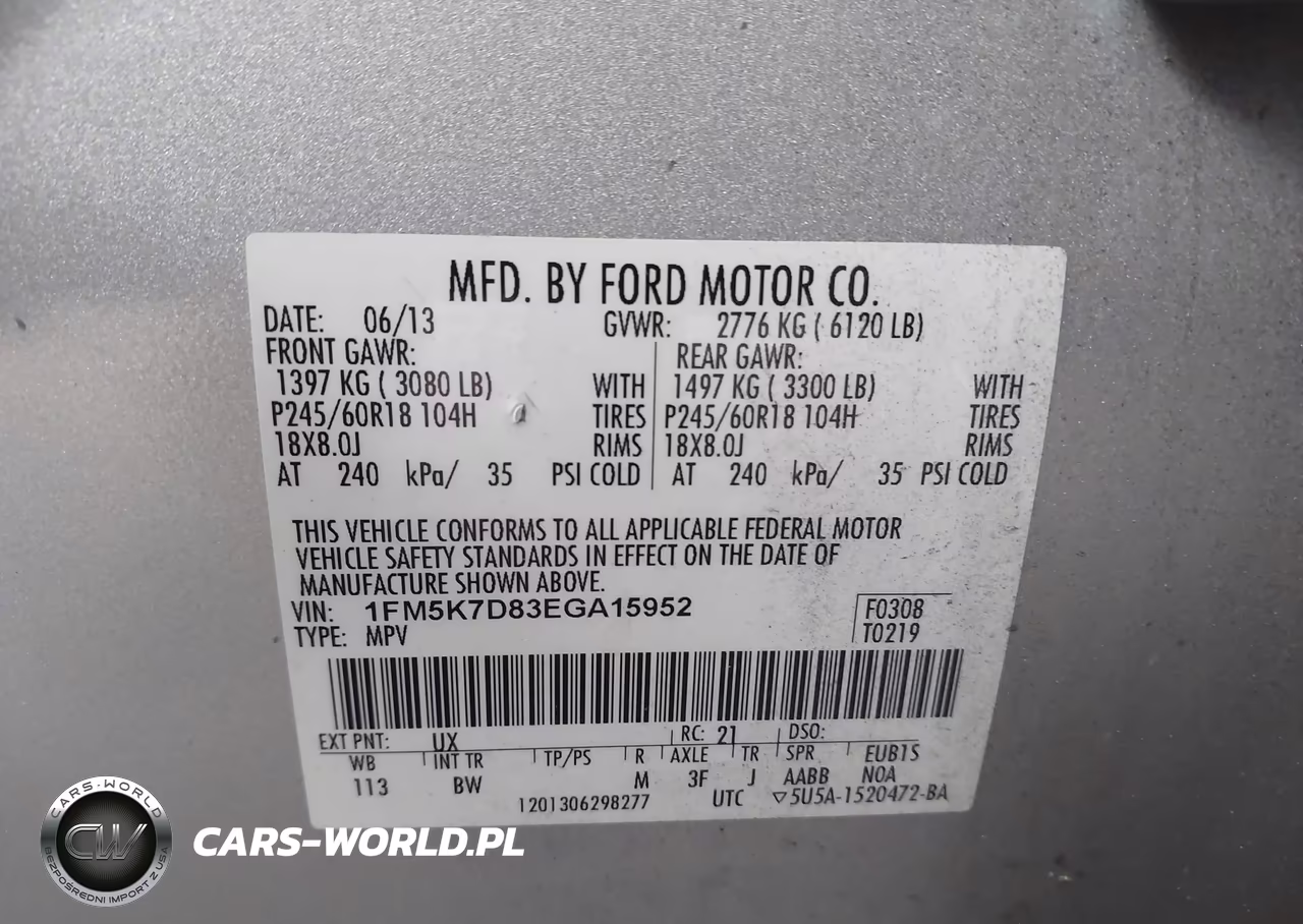 2014 Ford Explorer Xlt VIN:1FM5K7D83EGA15952 - 9