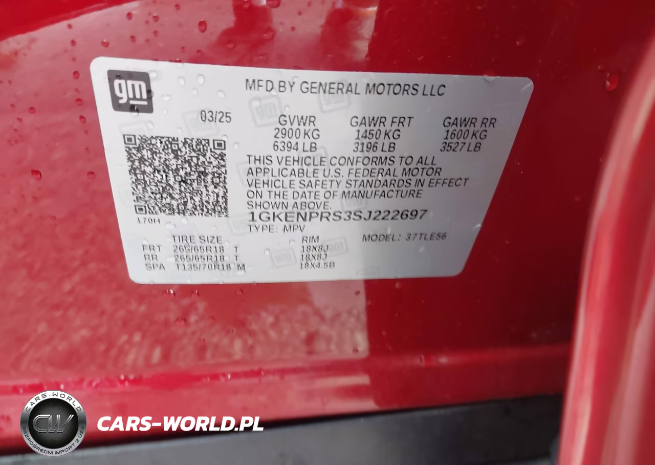 2025 GMC Acadia Awd At4 VIN:1GKENPRS3SJ222697 - 9