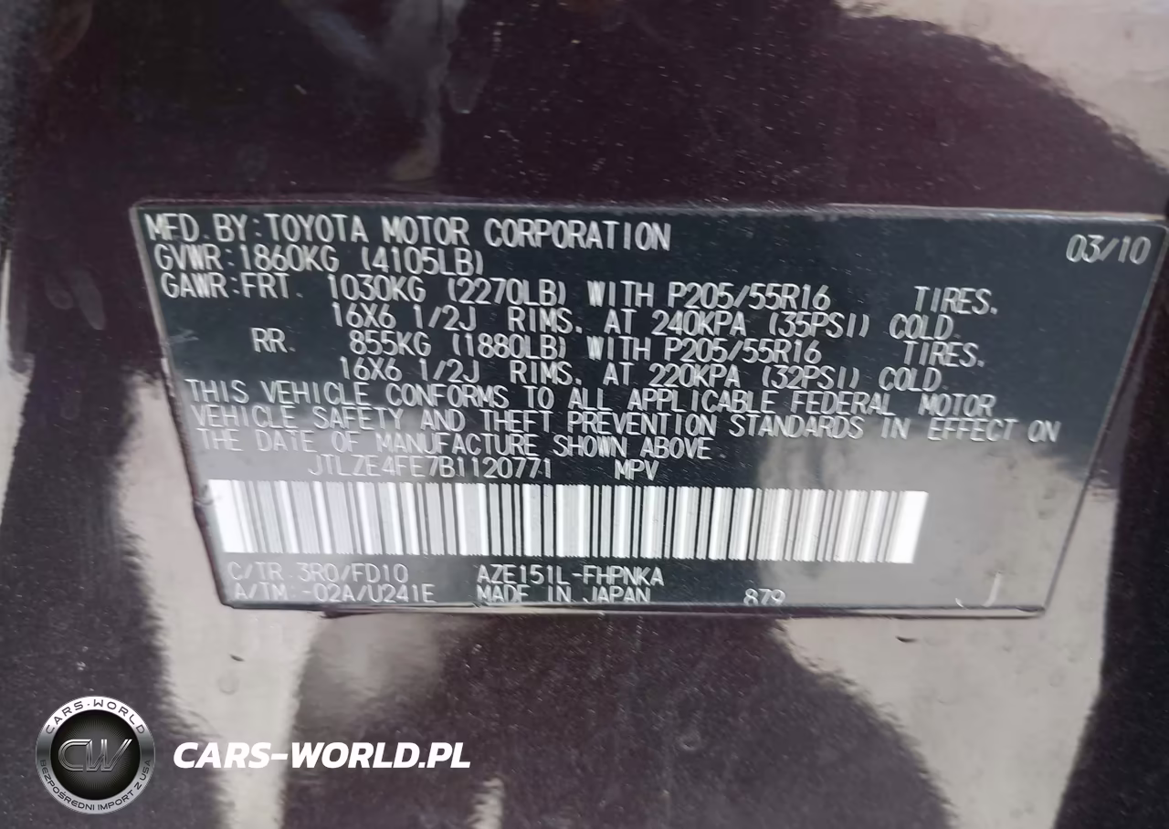 2011 Scion Xb VIN:JTLZE4FE7B1120771 - 9