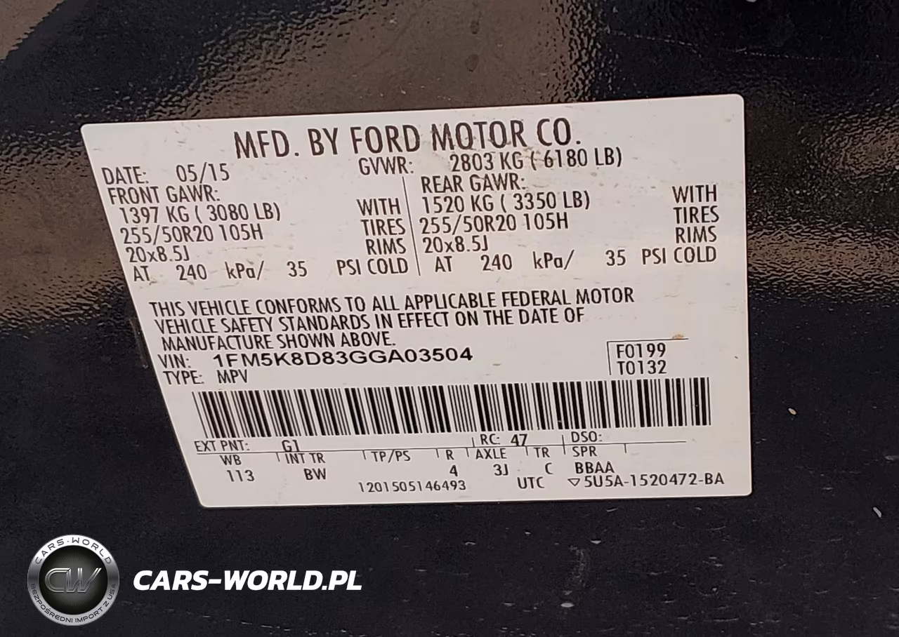 2016 Ford Explorer Xlt VIN:1FM5K8D83GGA03504 - 9