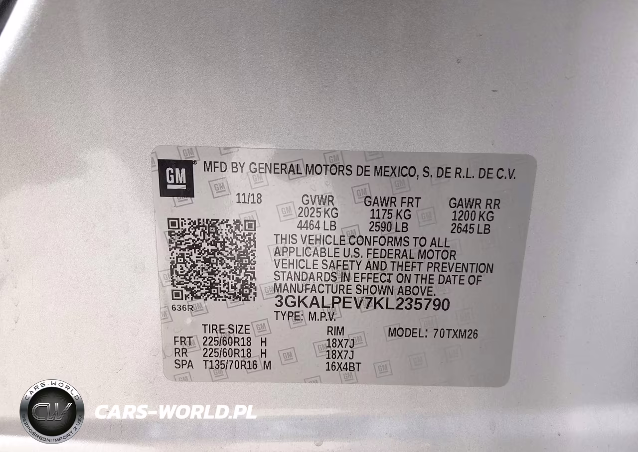 2019 GMC Terrain Slt VIN:3GKALPEV7KL235790 - 9