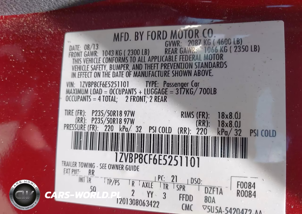2014 Ford Mustang Gt-Gt Premium VIN:1ZVBP8CF6E5251101 - 9