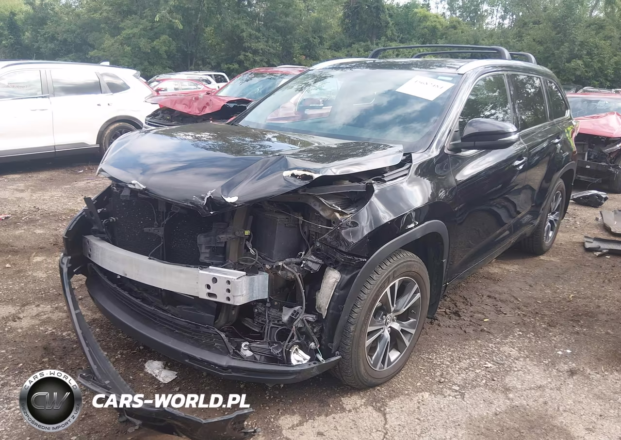 2016 Toyota Highlander Xle V6 VIN:5TDJKRFH3GS328424 - 2