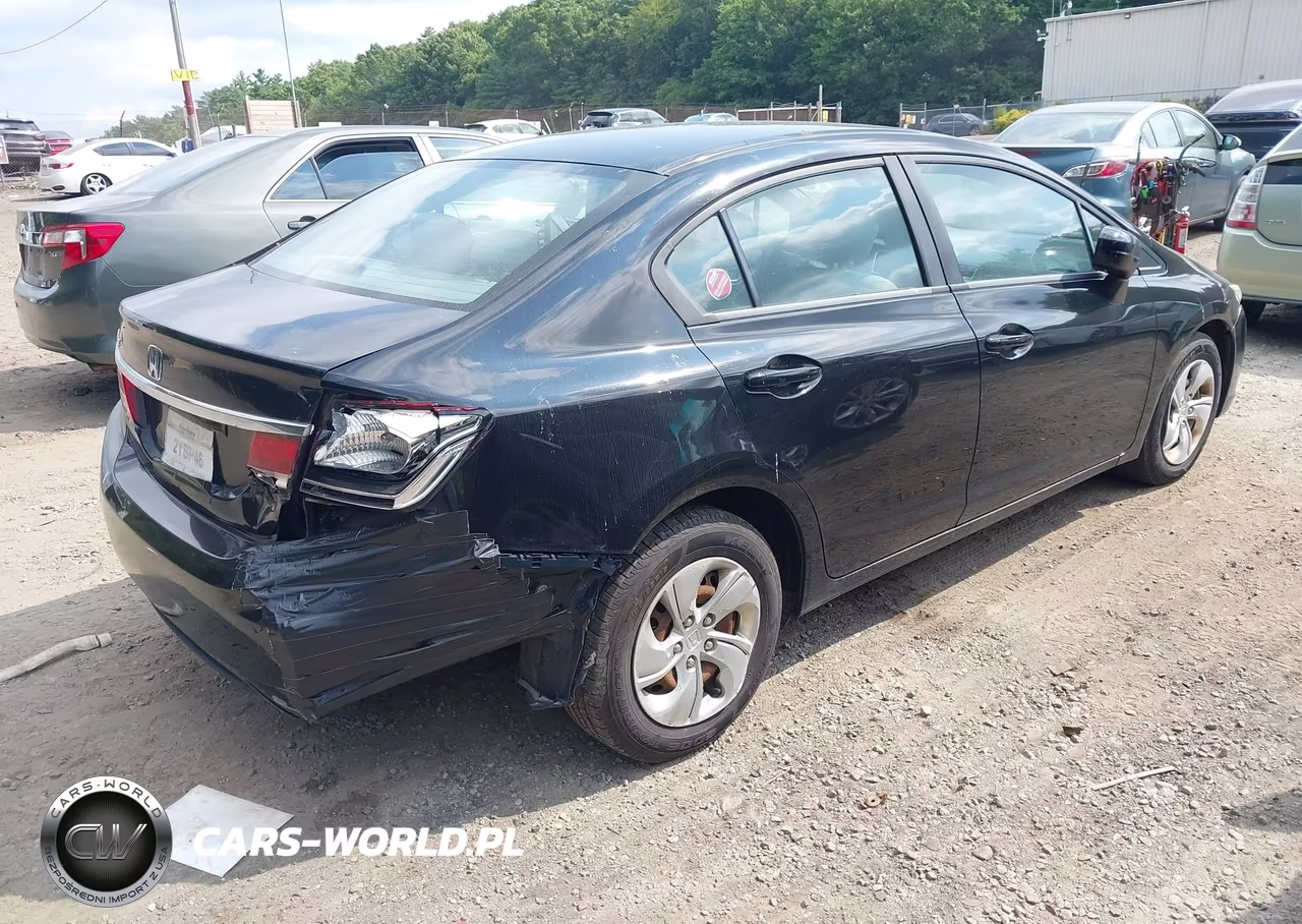 2014 Honda Civic Lx VIN:2HGFB2E51EH532768 - 4