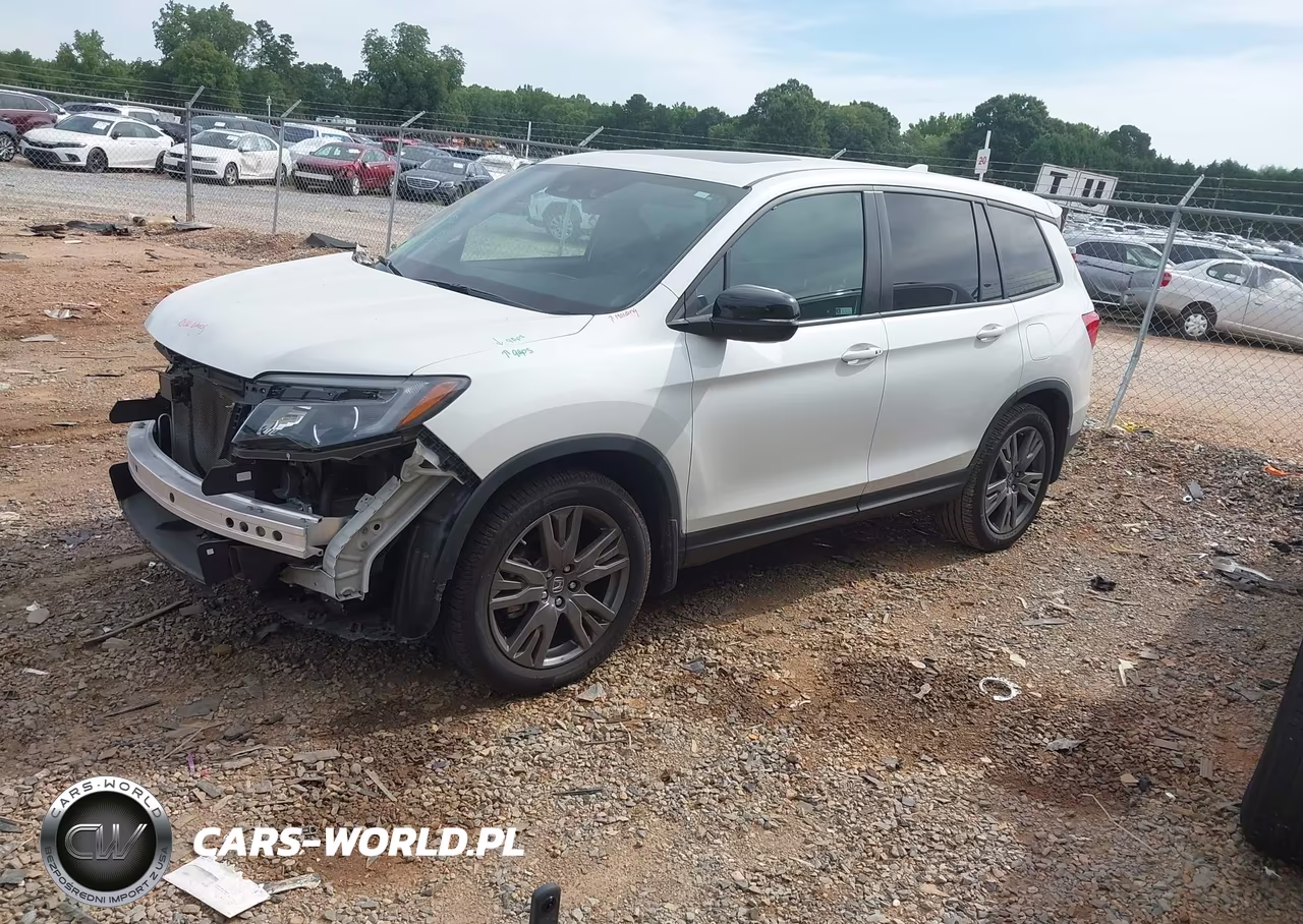 2021 Honda Passport 2Wd Ex-L VIN:5FNYF7H55MB012355 - 2