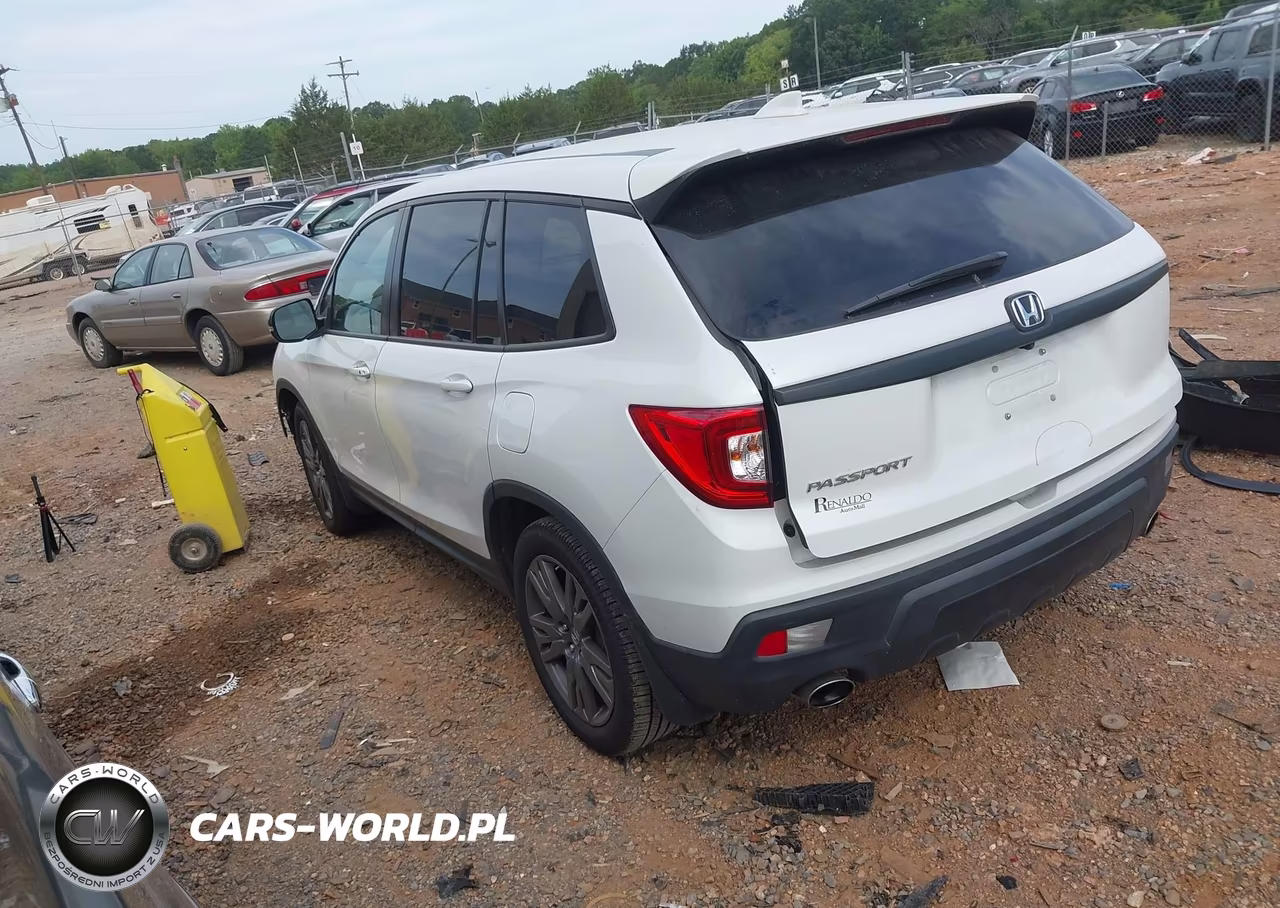 2021 Honda Passport 2Wd Ex-L VIN:5FNYF7H55MB012355 - 3