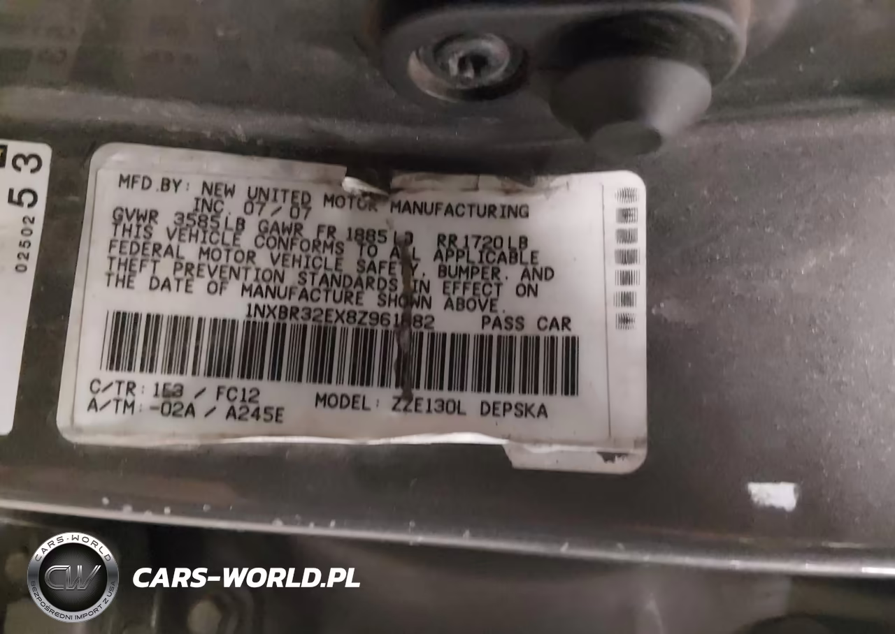 2008 Toyota Corolla S VIN:1NXBR32EX8Z961682 - 9