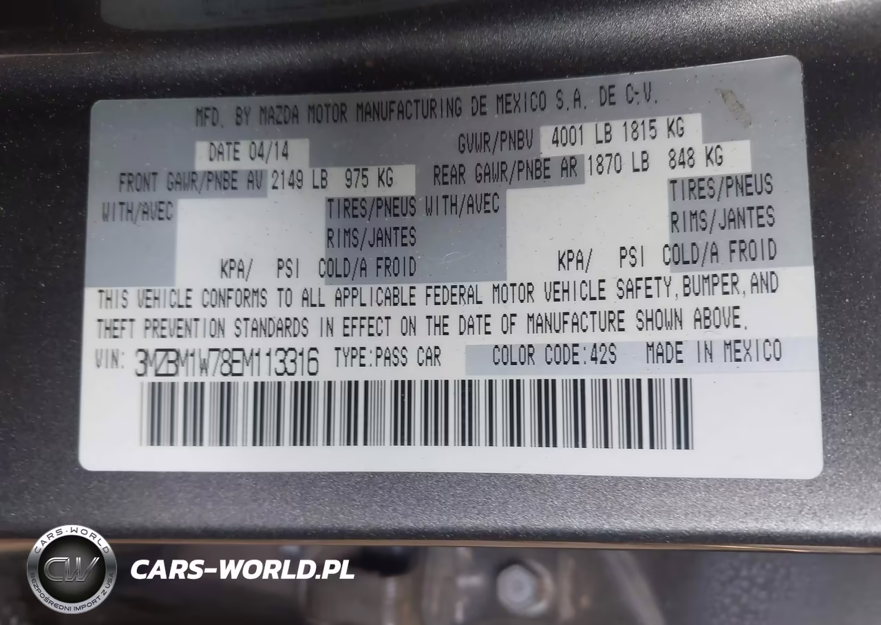 2014 Mazda Mazda3 I Grand Touring VIN:3MZBM1W78EM113316 - 9