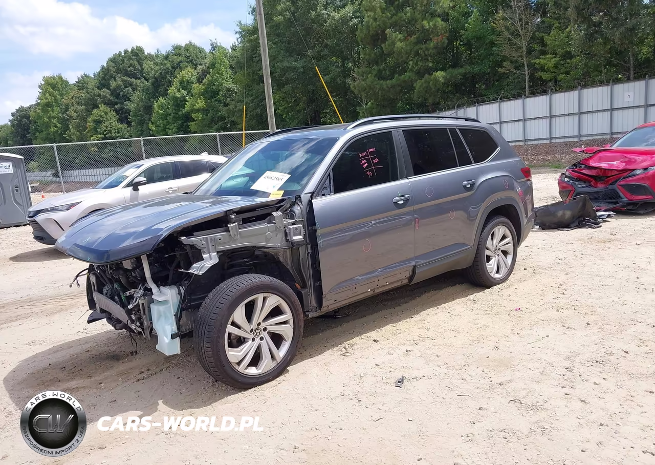 2021 Volkswagen Atlas 3.6L V6 Se W-Technology VIN:1V2JR2CA1MC517661 - 2