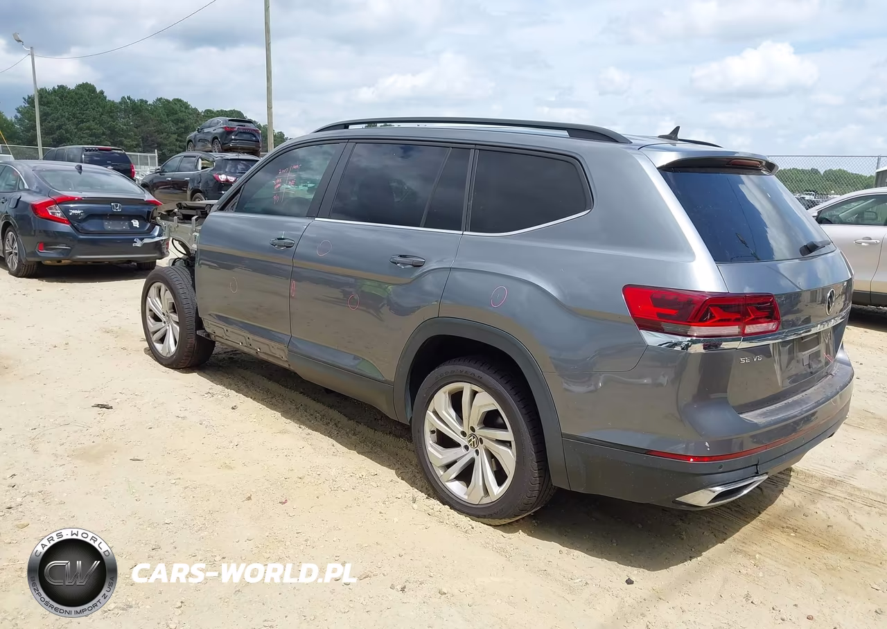 2021 Volkswagen Atlas 3.6L V6 Se W-Technology VIN:1V2JR2CA1MC517661 - 3