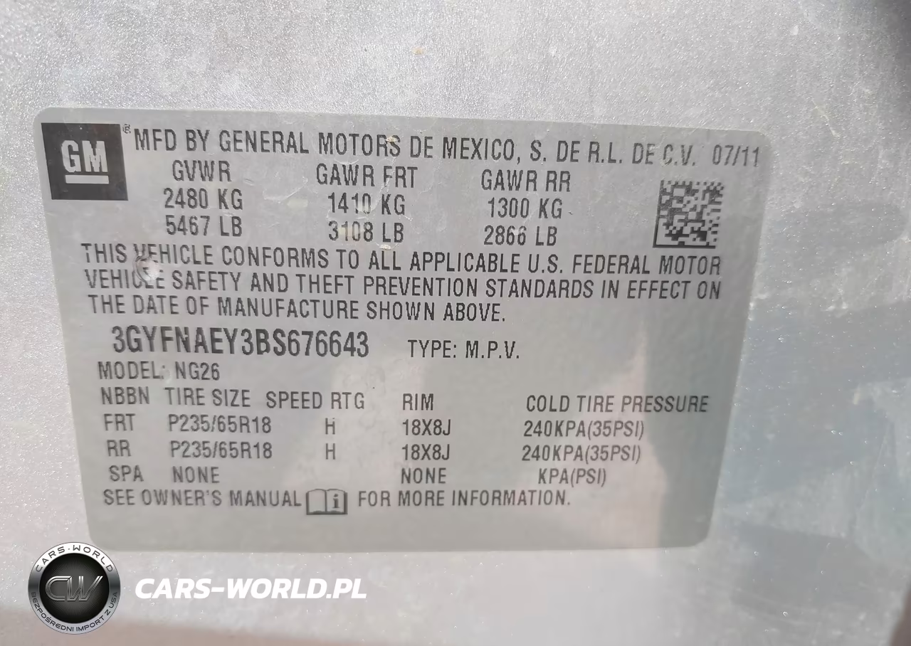 2011 Cadillac Srx Luxury Collection VIN:3GYFNAEY3BS676643 - 9