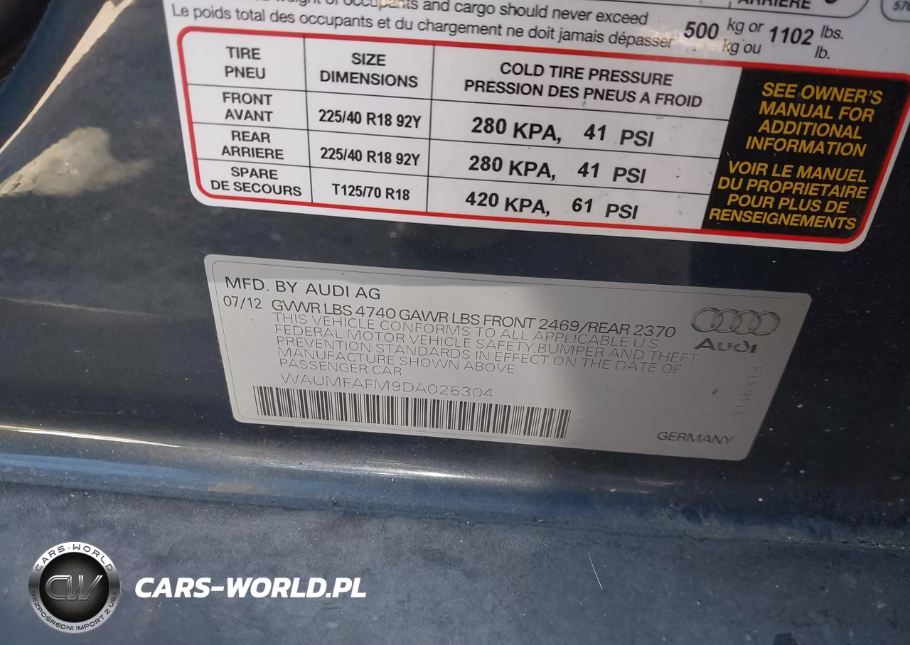 2013 Audi A3 2.0T Premium VIN:WAUMFAFM9DA026304 - 9