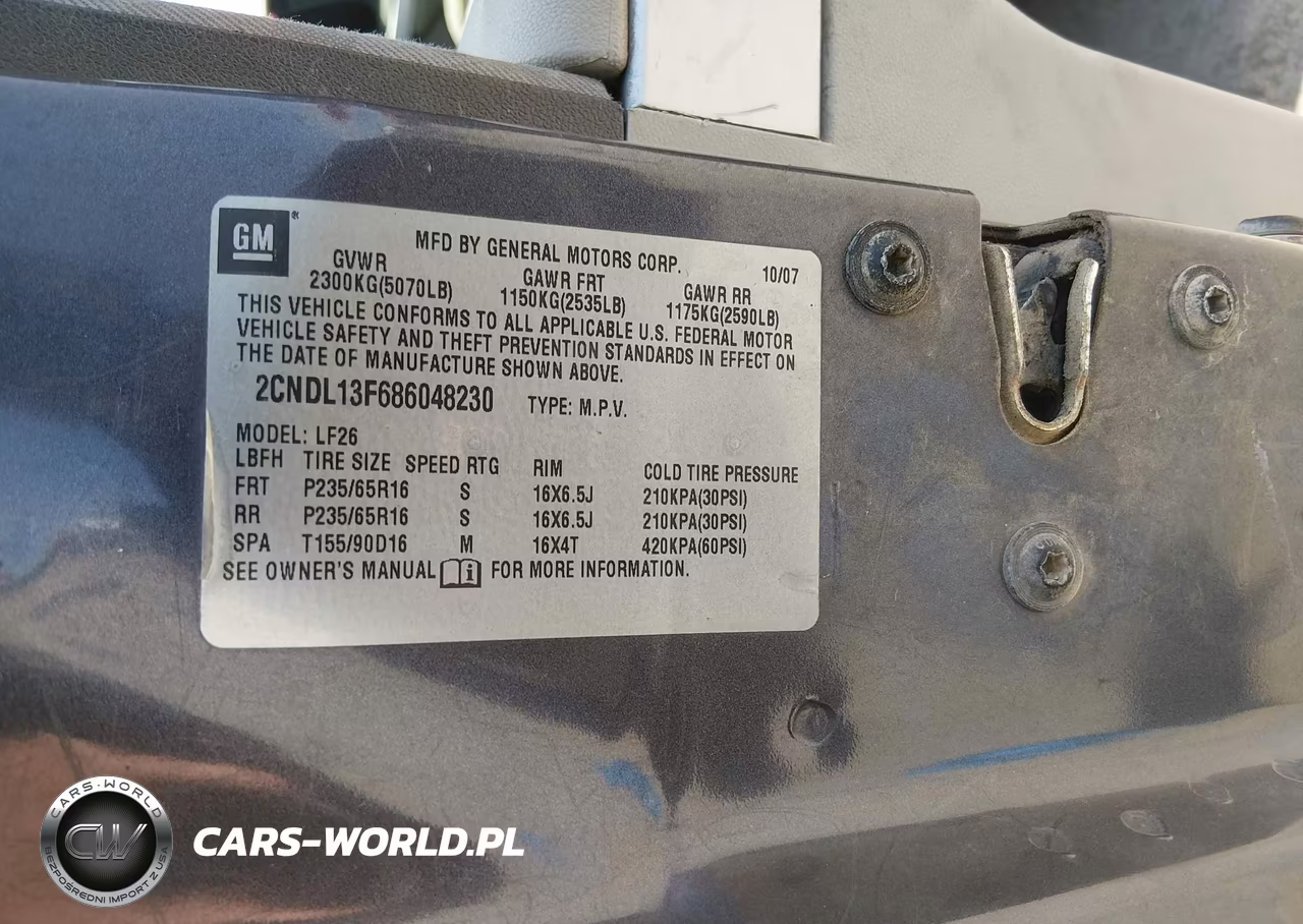 2008 Chevrolet Equinox Ls VIN:2CNDL13F686048230 - 9