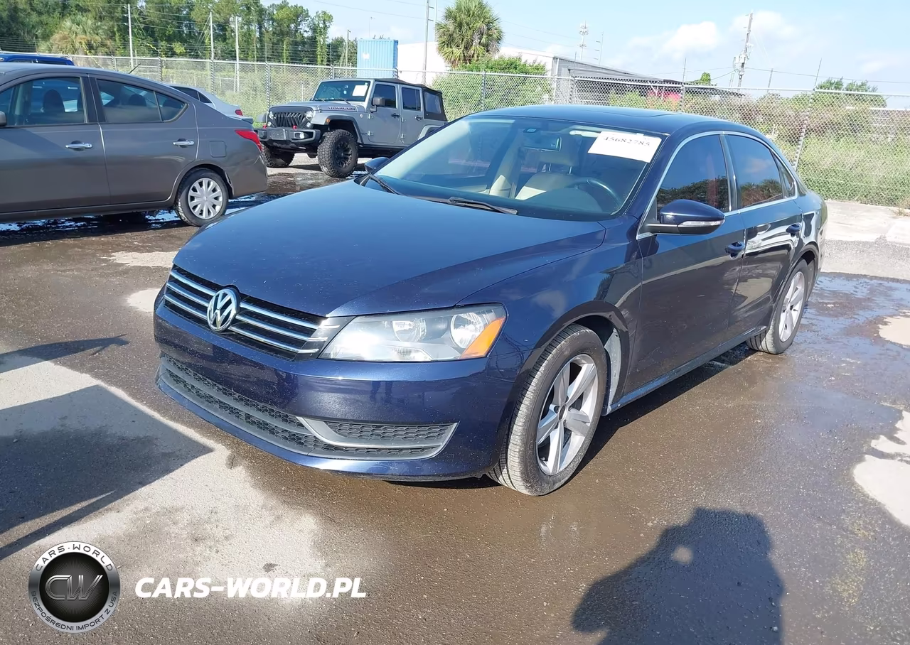 2012 Volkswagen Passat 2.5L Se VIN:1VWBP7A36CC092026 - 2