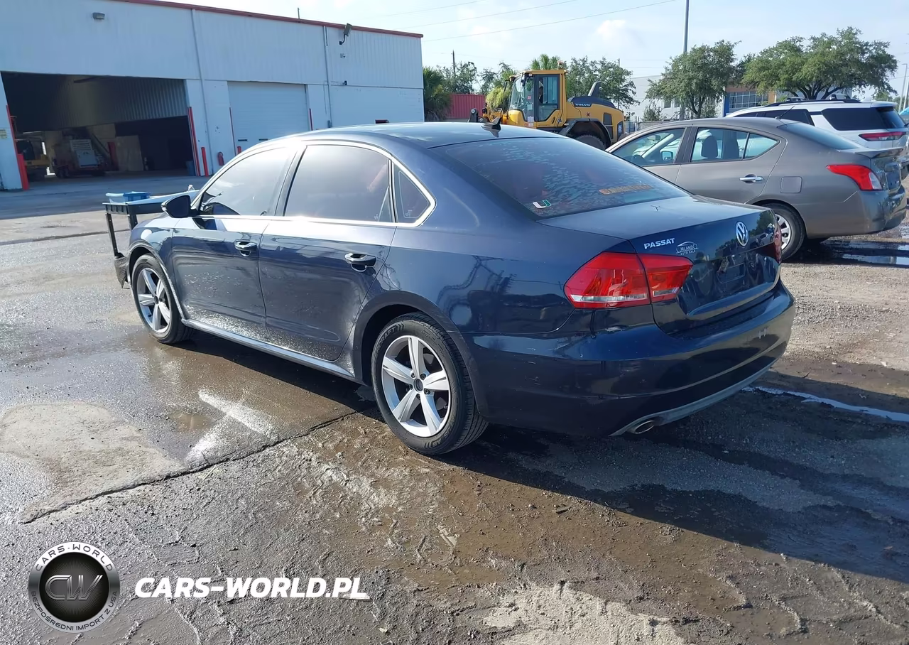 2012 Volkswagen Passat 2.5L Se VIN:1VWBP7A36CC092026 - 3