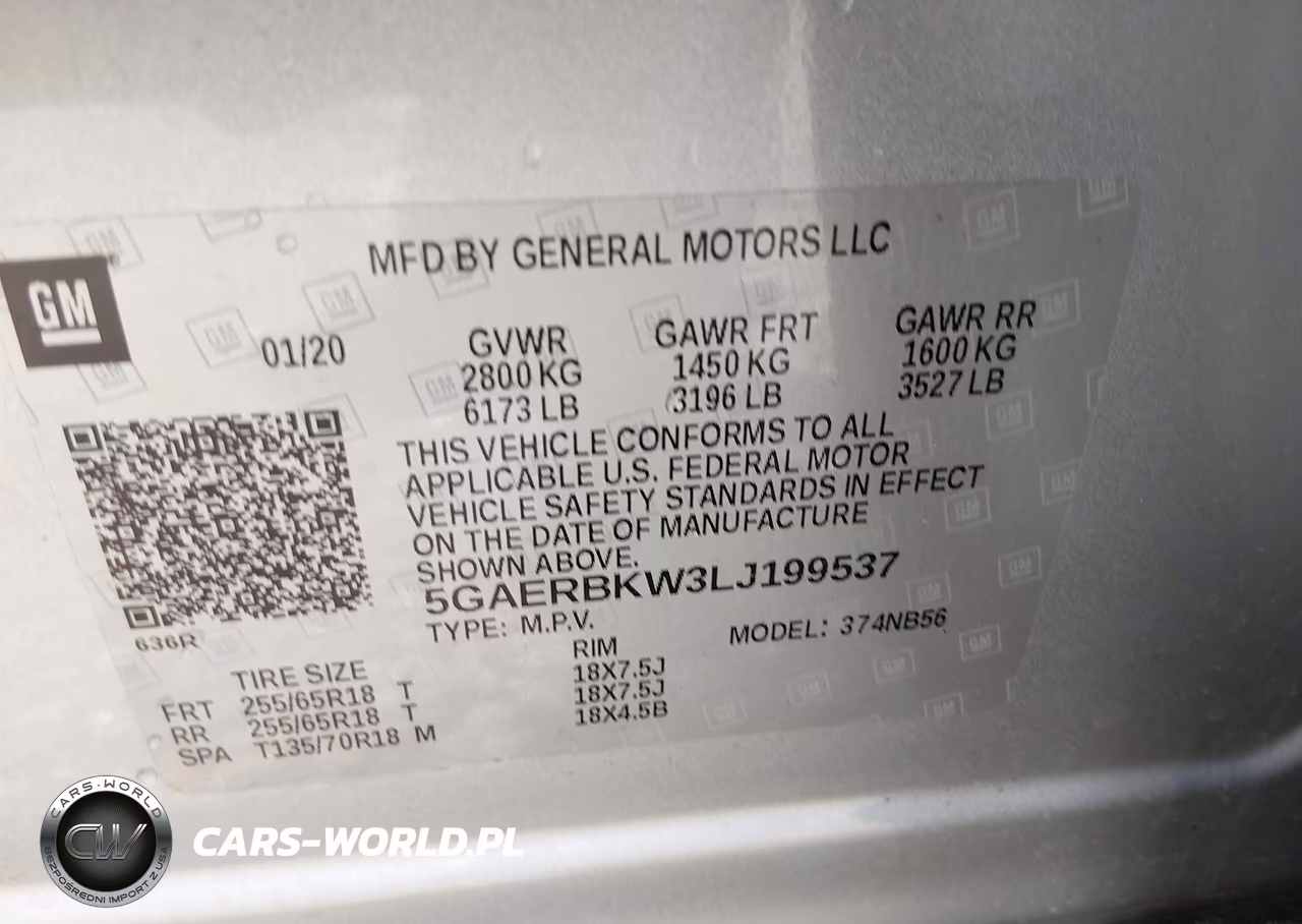 2020 Buick Enclave Fwd Essence VIN:5GAERBKW3LJ199537 - 9