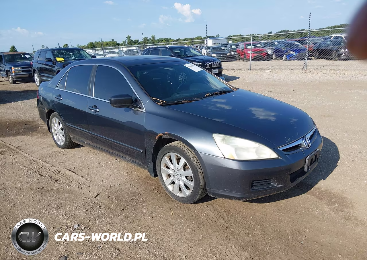 2007 Honda Accord 3.0 Ex VIN:1HGCM66597A062297 - 1