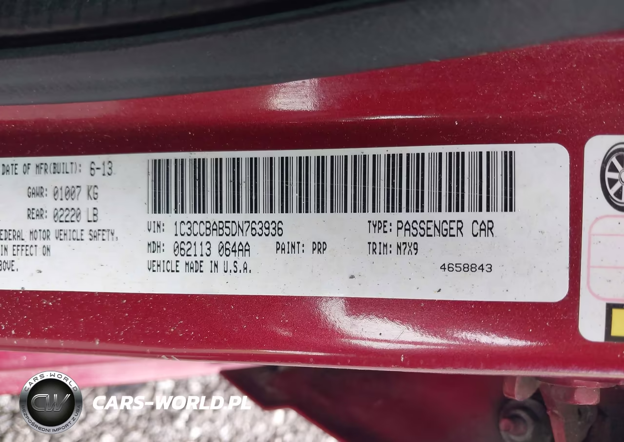 2013 Chrysler 200 Lx VIN:1C3CCBAB5DN763936 - 9