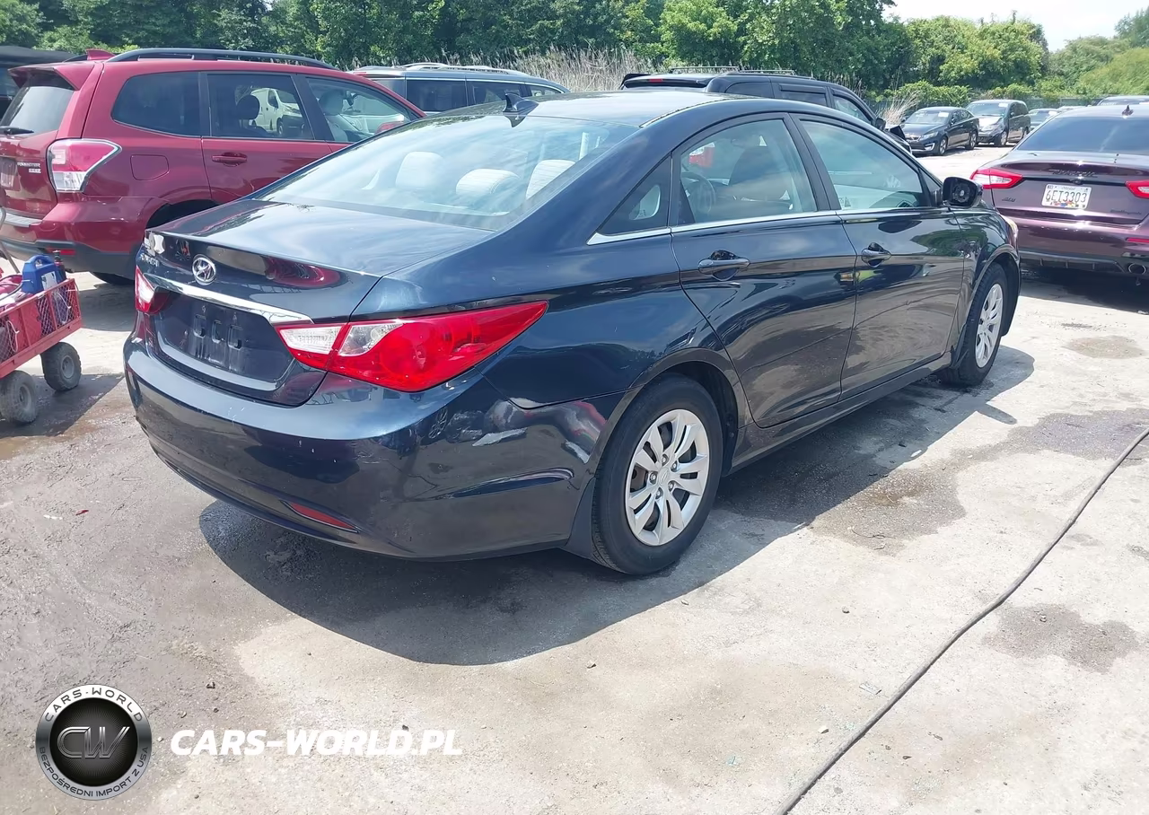 2012 Hyundai Sonata Gls VIN:5NPEB4AC2CH341018 - 4