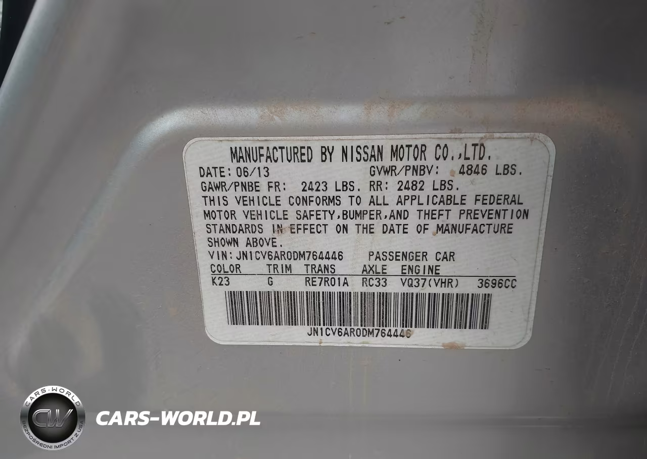 2013 Infiniti G37 VIN:JN1CV6AR0DM764446 - 9