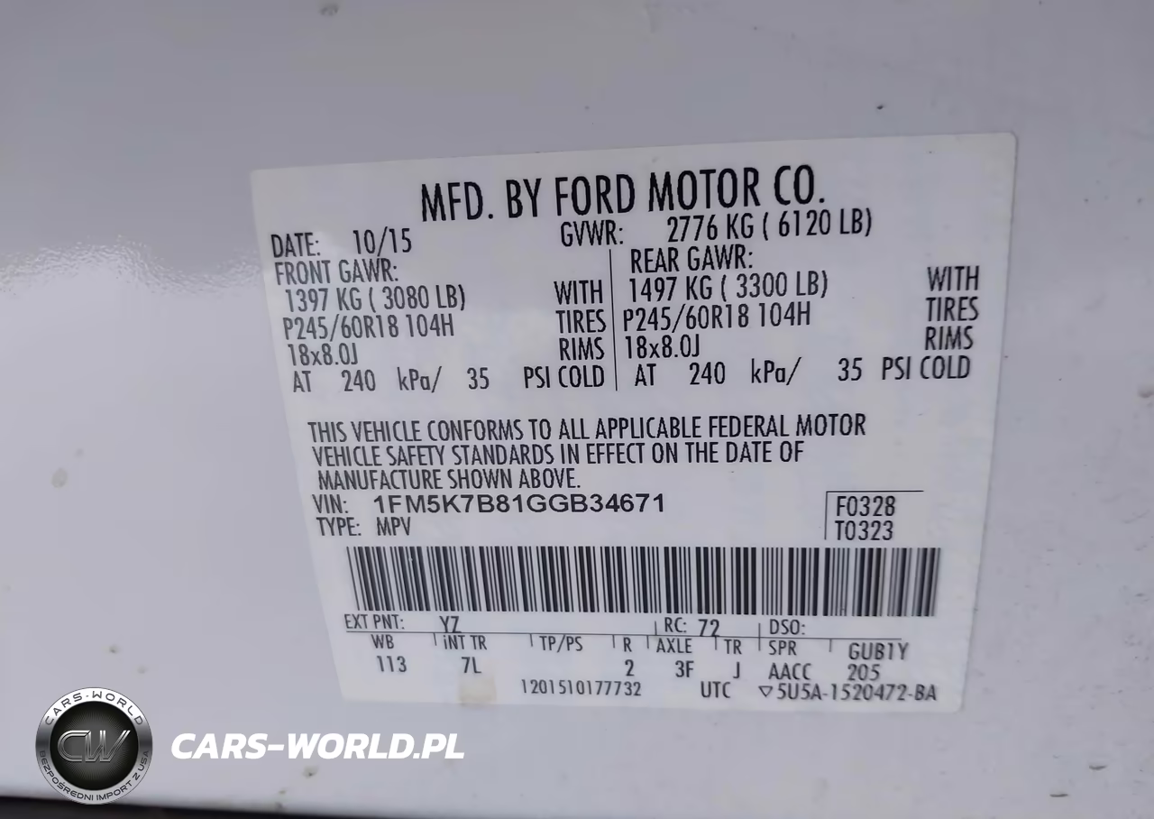 2016 Ford Explorer VIN:1FM5K7B81GGB34671 - 9