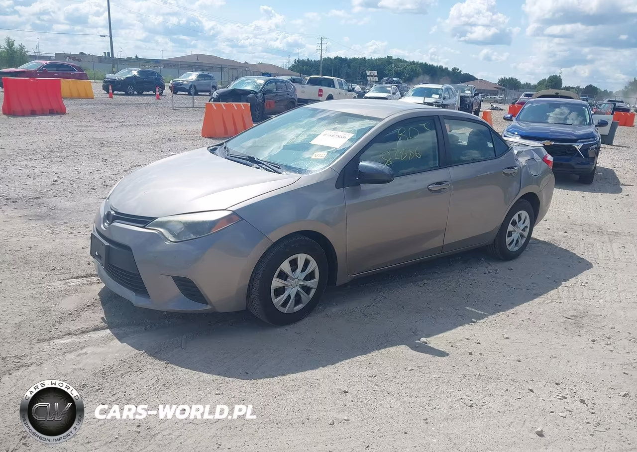 2014 Toyota Corolla Le Eco VIN:5YFBPRHE0EP091292 - 2